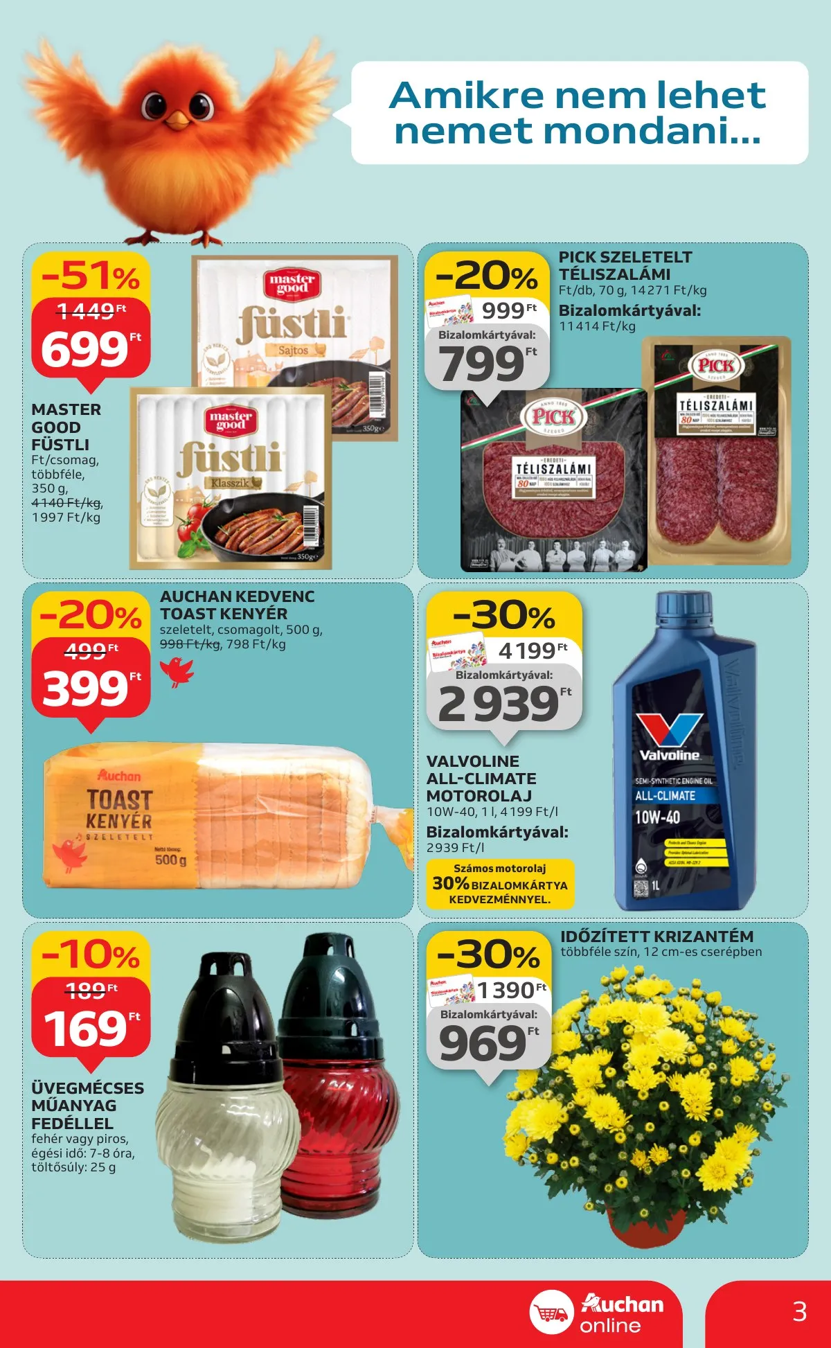 Auchan akciós újság Szupermarket 10.23–10.29 – 3. oldal