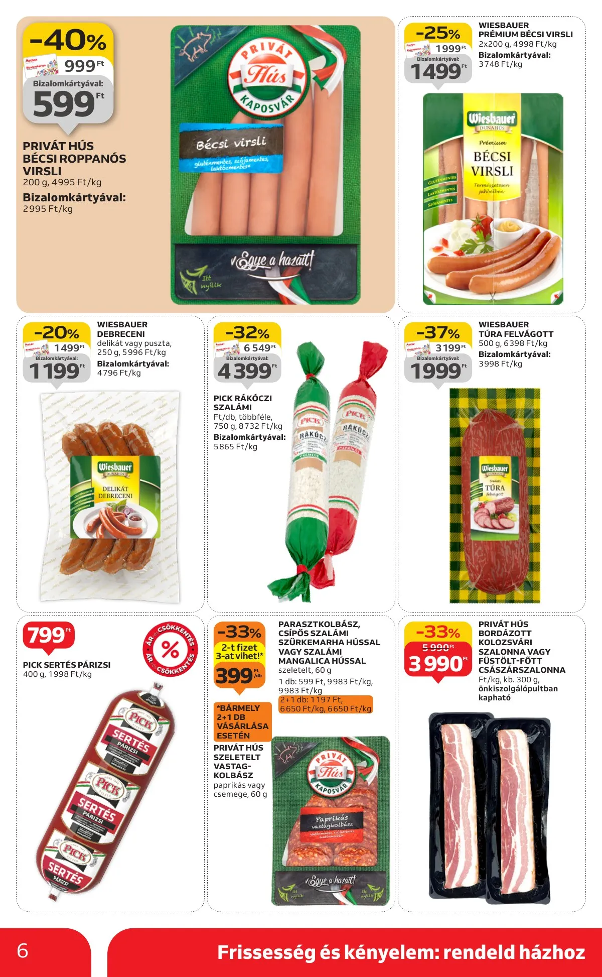 Auchan akciós újság Szupermarket 10.23–10.29 – 6. oldal