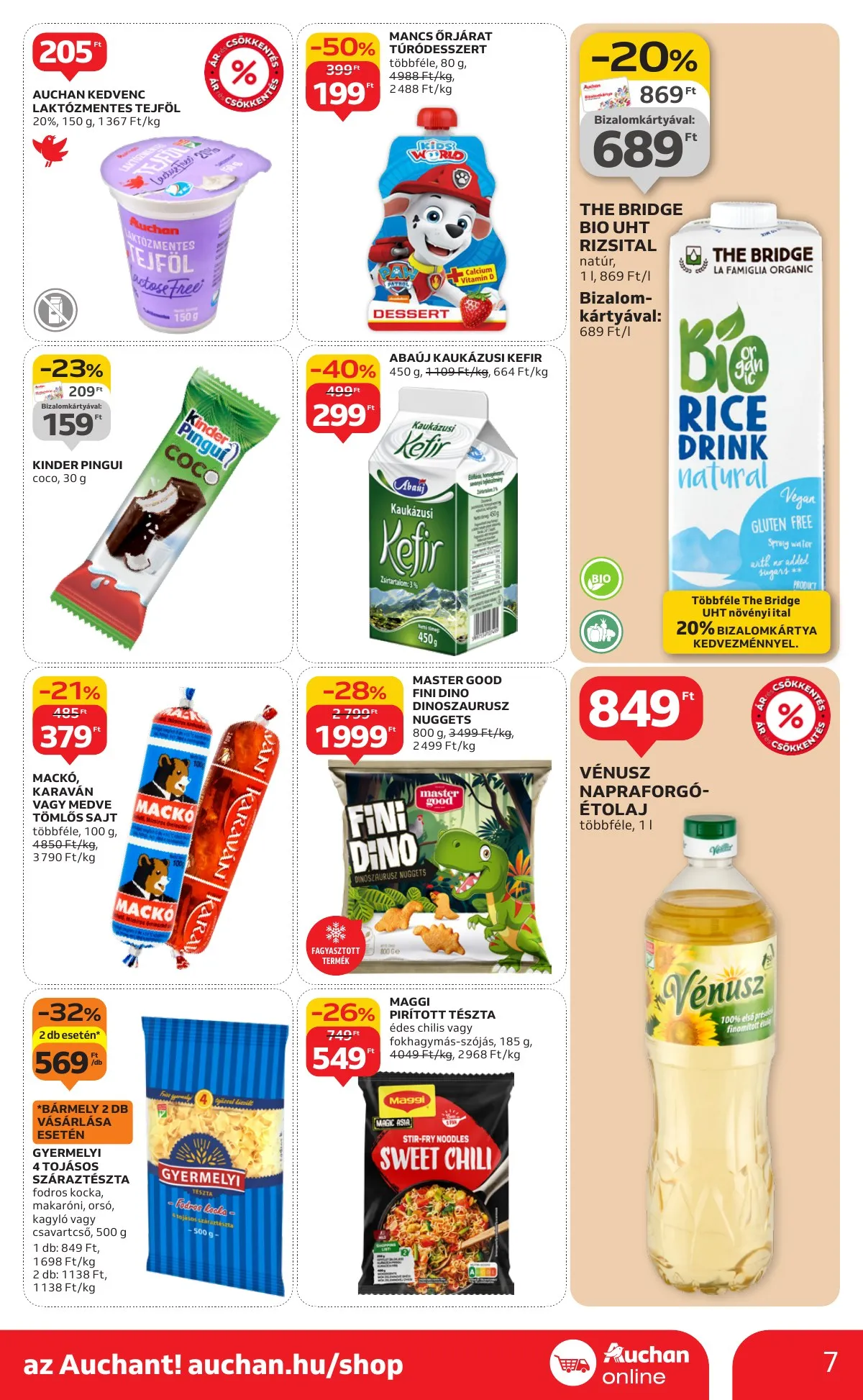 Auchan akciós újság Szupermarket 10.23–10.29 – 7. oldal