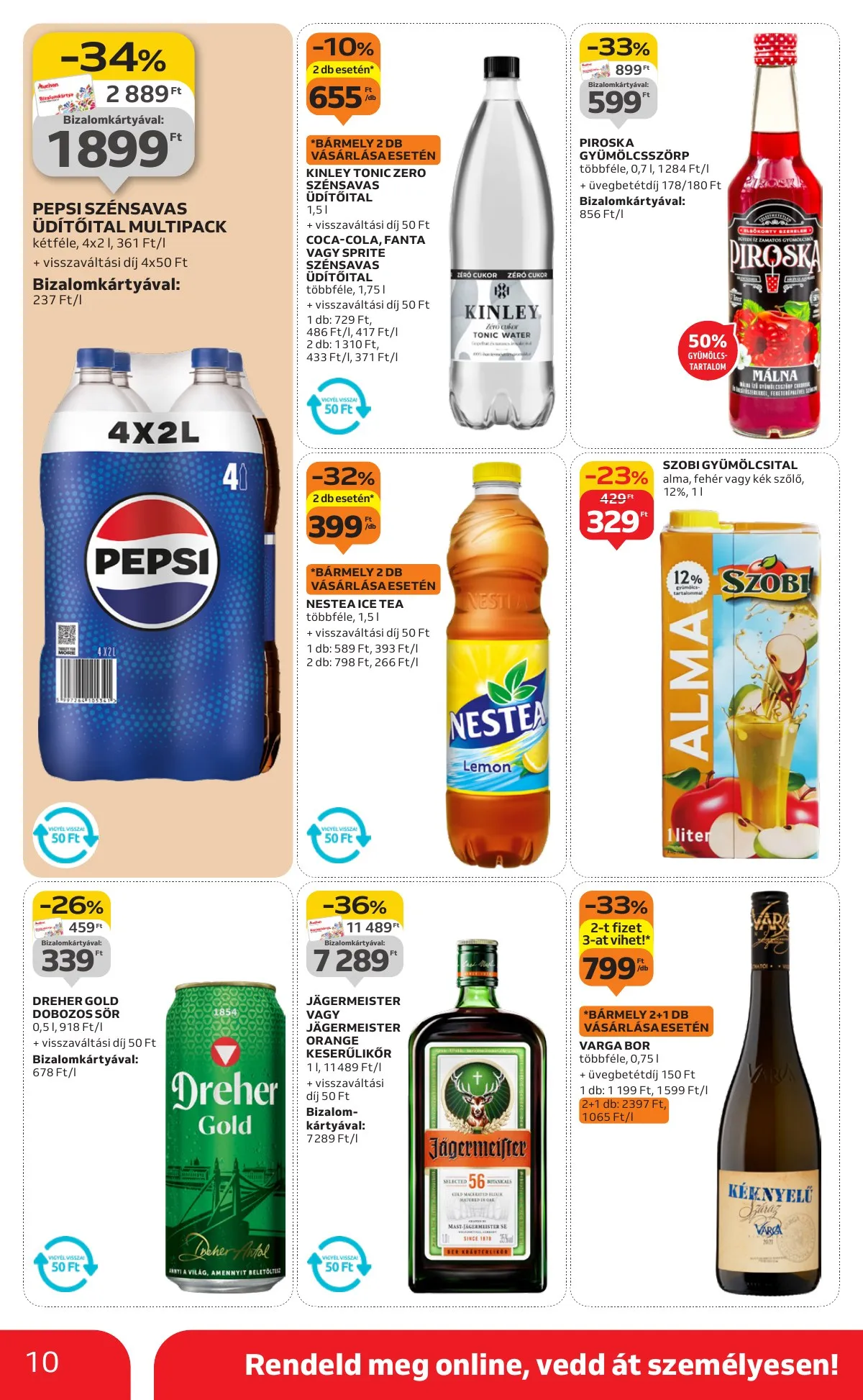 Auchan akciós újság Szupermarket 10.30–11.05 – 10. oldal