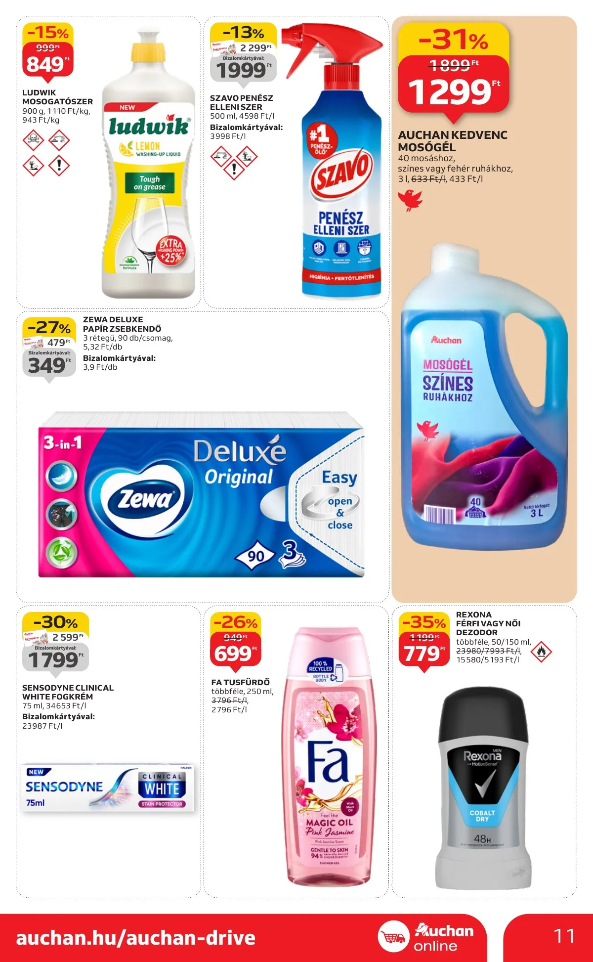 Auchan akciós újság Szupermarket 10.30–11.05 – 11. oldal