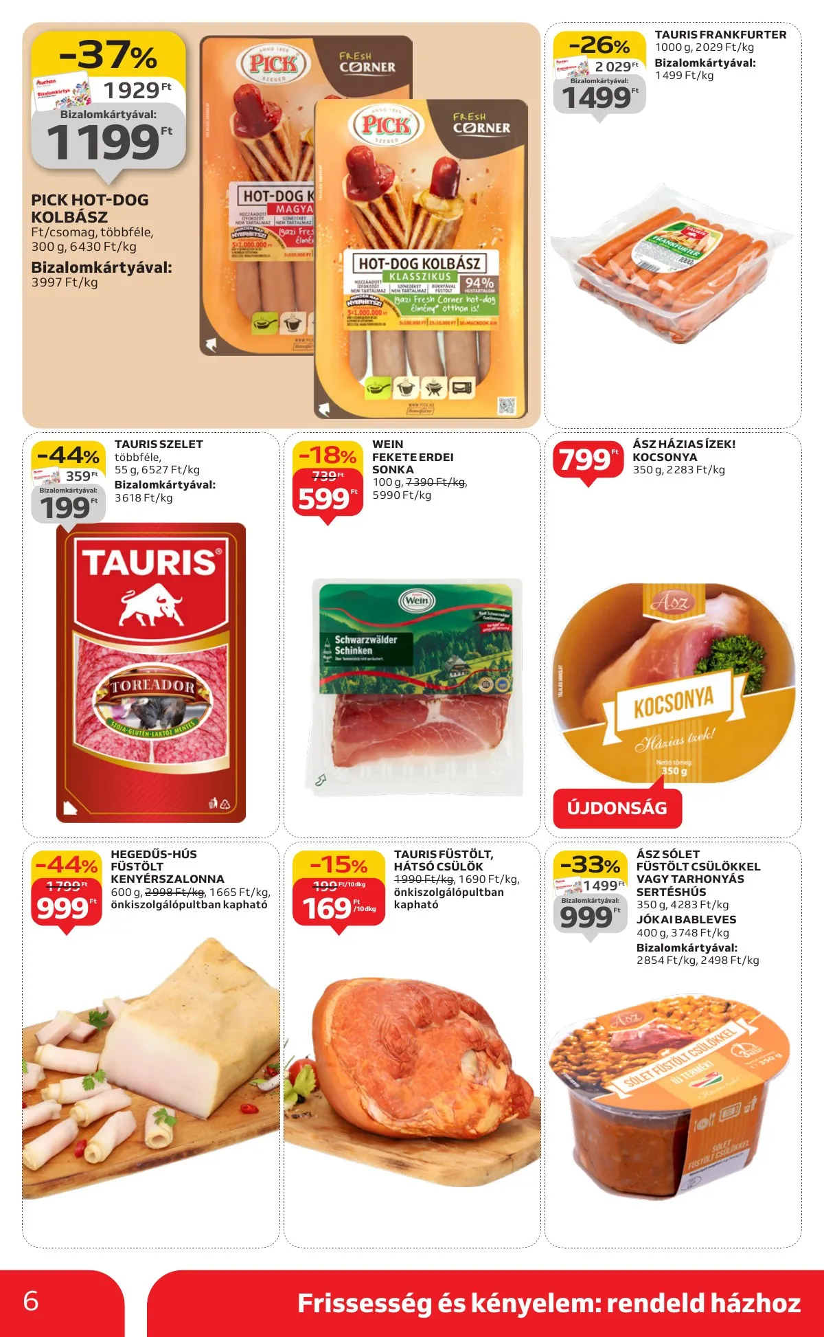 Auchan akciós újság Szupermarket 10.30–11.05 – 6. oldal