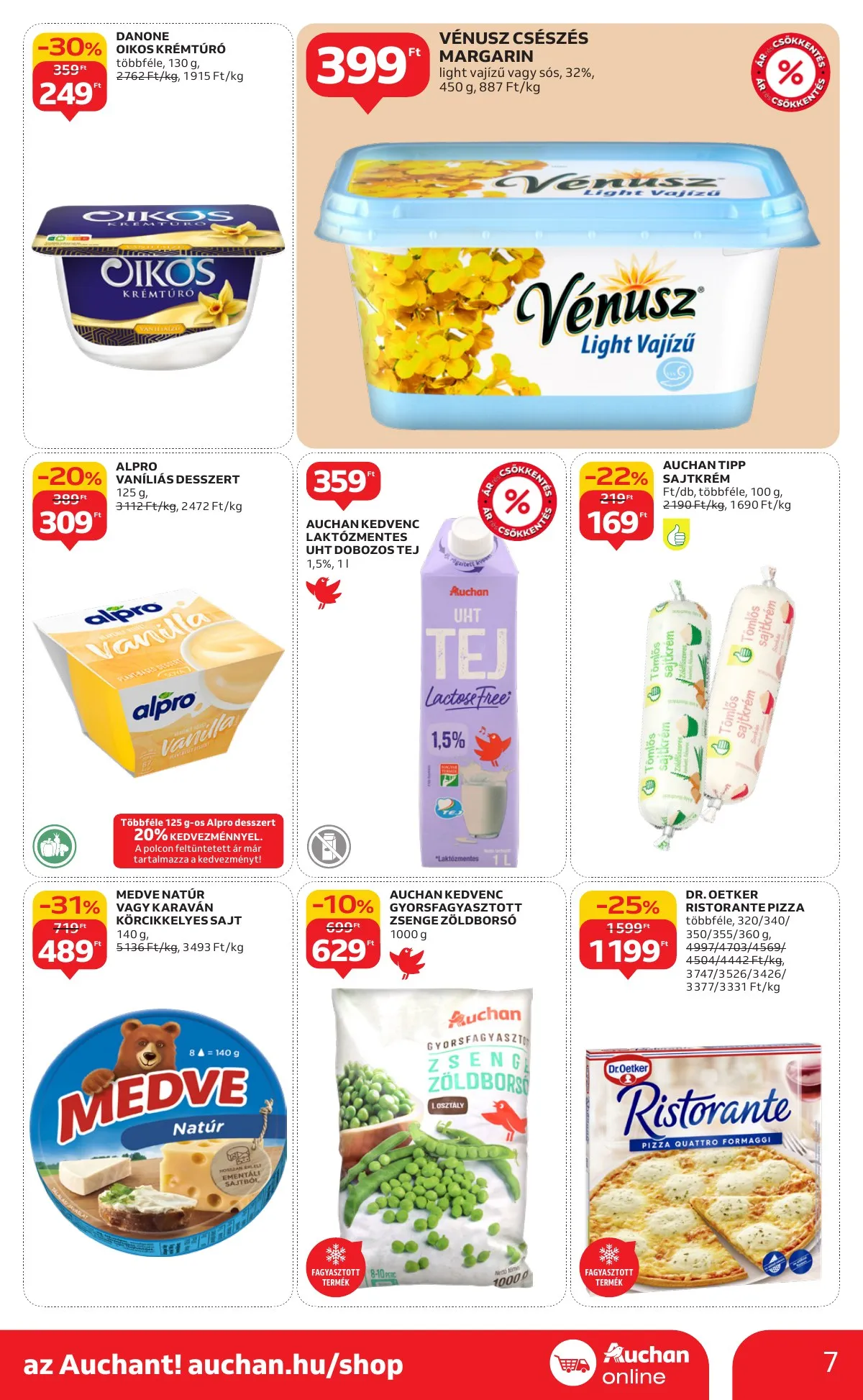 Auchan akciós újság Szupermarket 10.30–11.05 – 7. oldal
