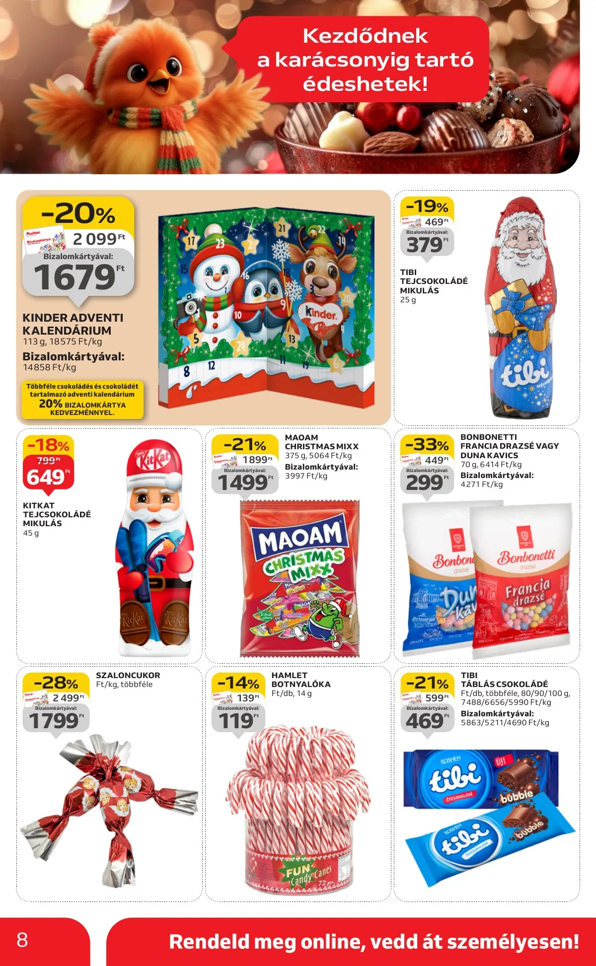 Auchan akciós újság Szupermarket 10.30–11.05 – 8. oldal