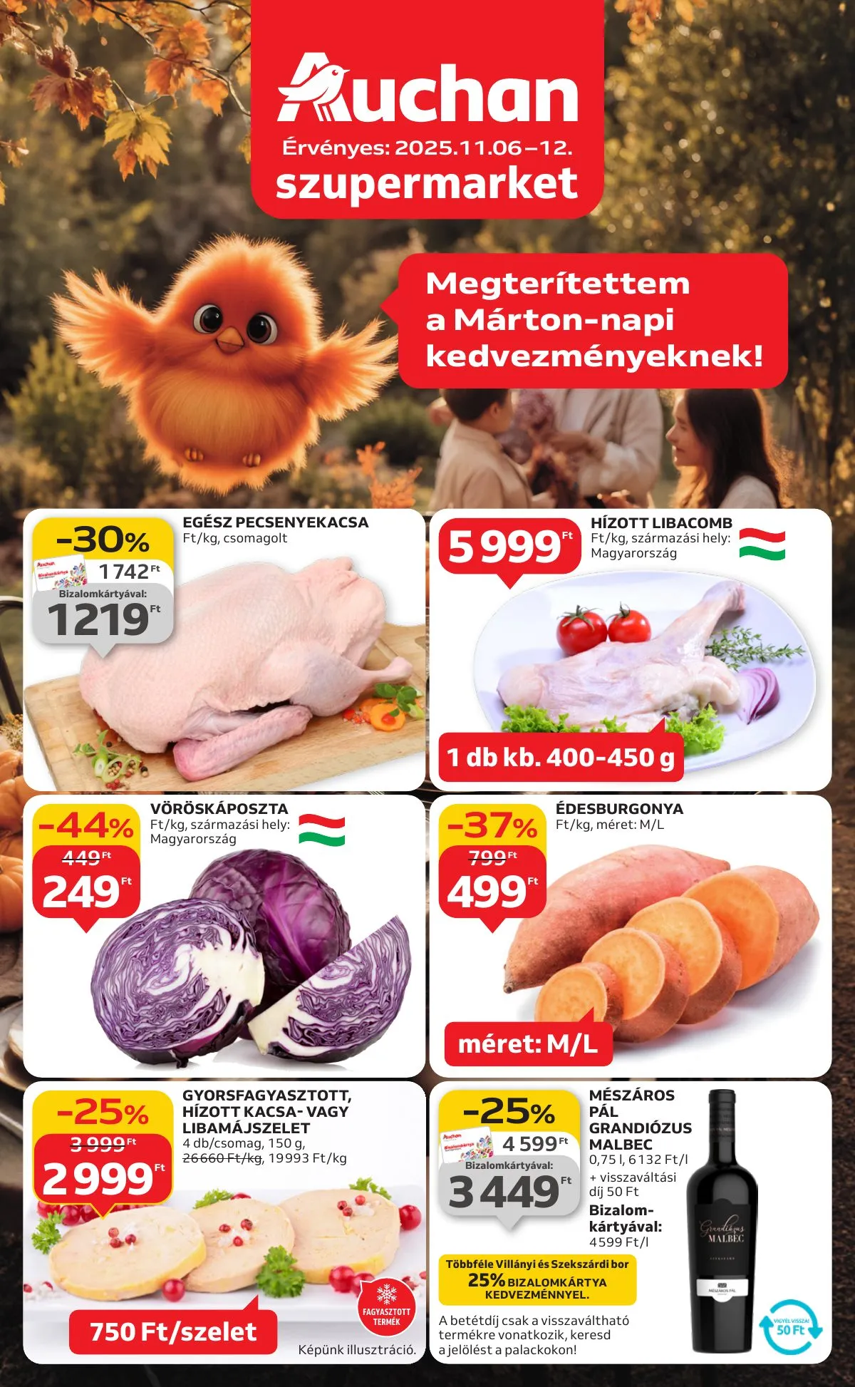 Auchan akciós újság Szupermarket 11.06–11.12