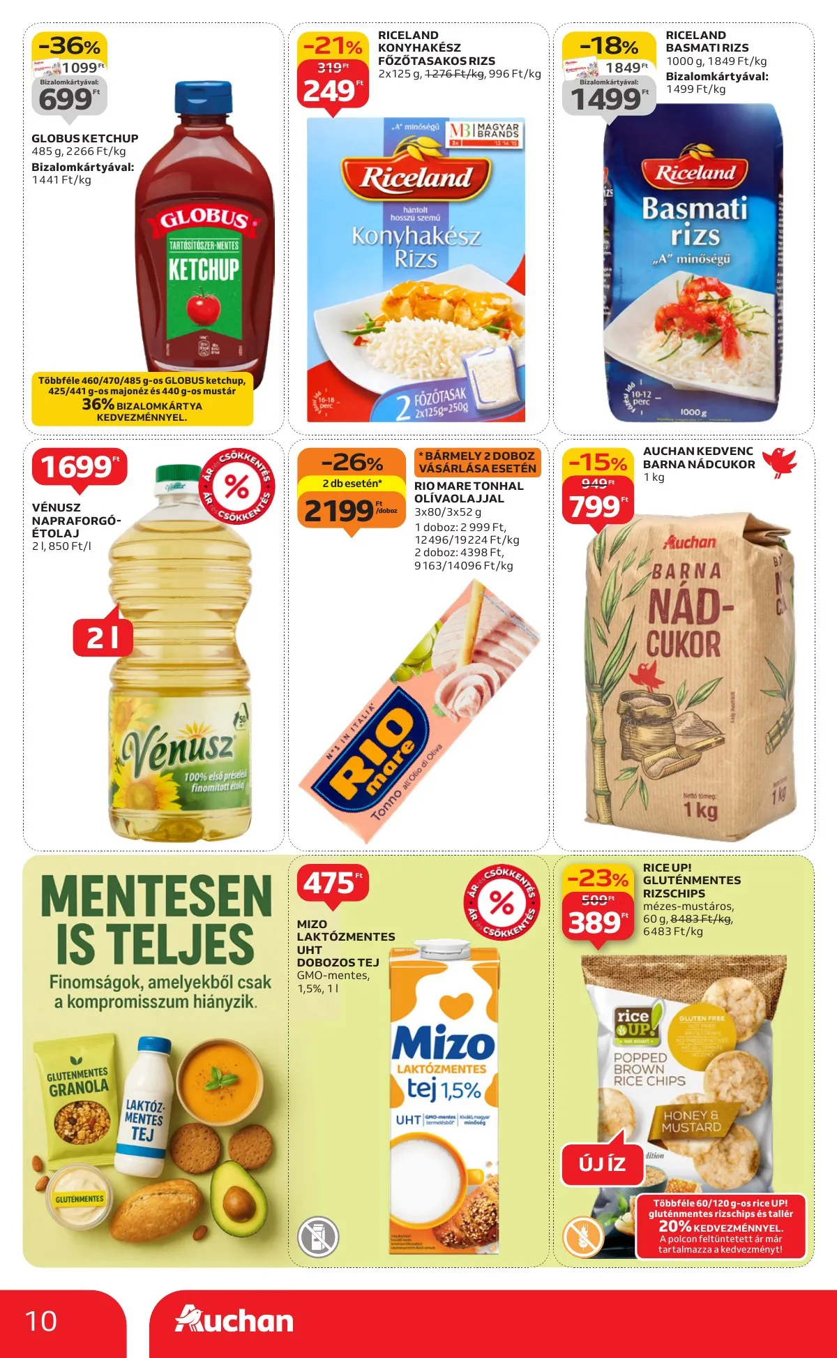 Auchan akciós újság Szupermarket 11.06–11.12 – 10. oldal