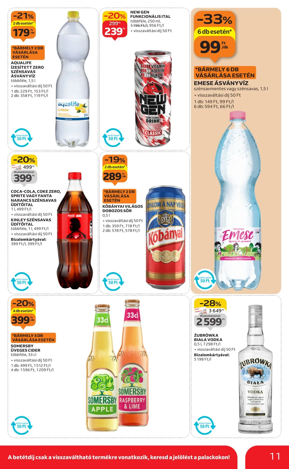Auchan akciós újság Szupermarket 11.06–11.12 – 11. oldal