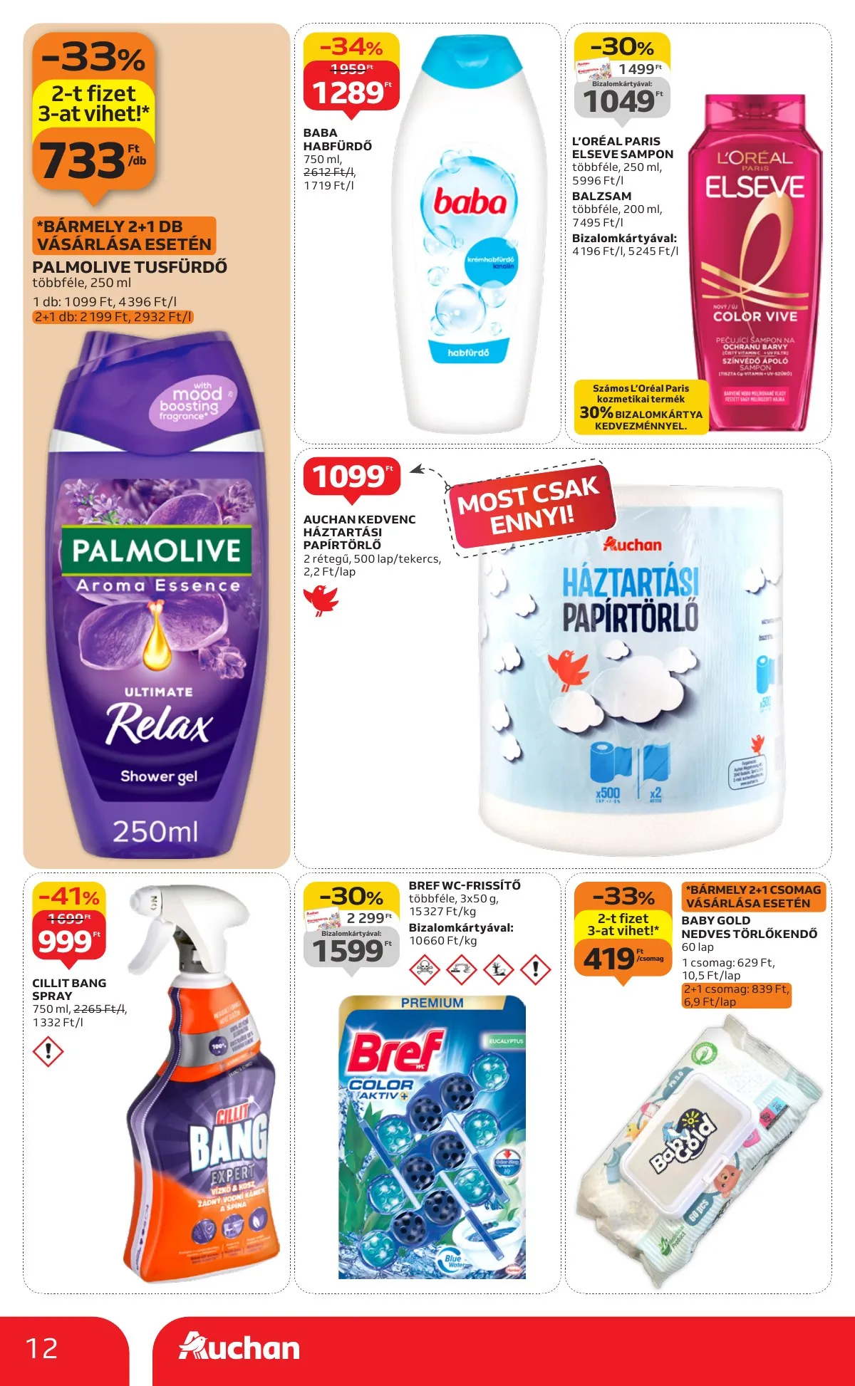 Auchan akciós újság Szupermarket 11.06–11.12 – 12. oldal