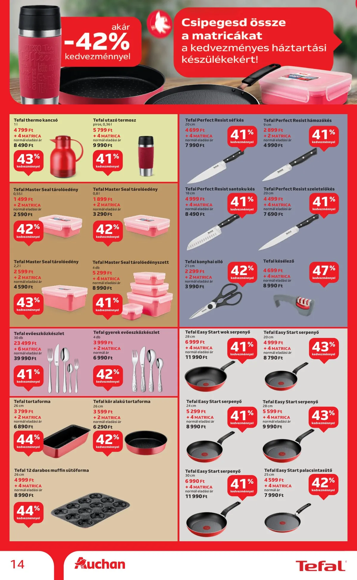 Auchan akciós újság Szupermarket 11.06–11.12 – 14. oldal