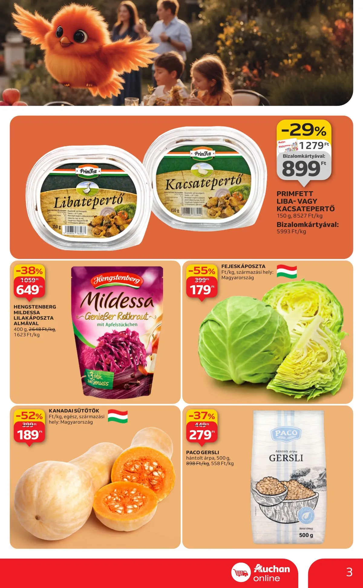 Auchan akciós újság Szupermarket 11.06–11.12 – 3. oldal