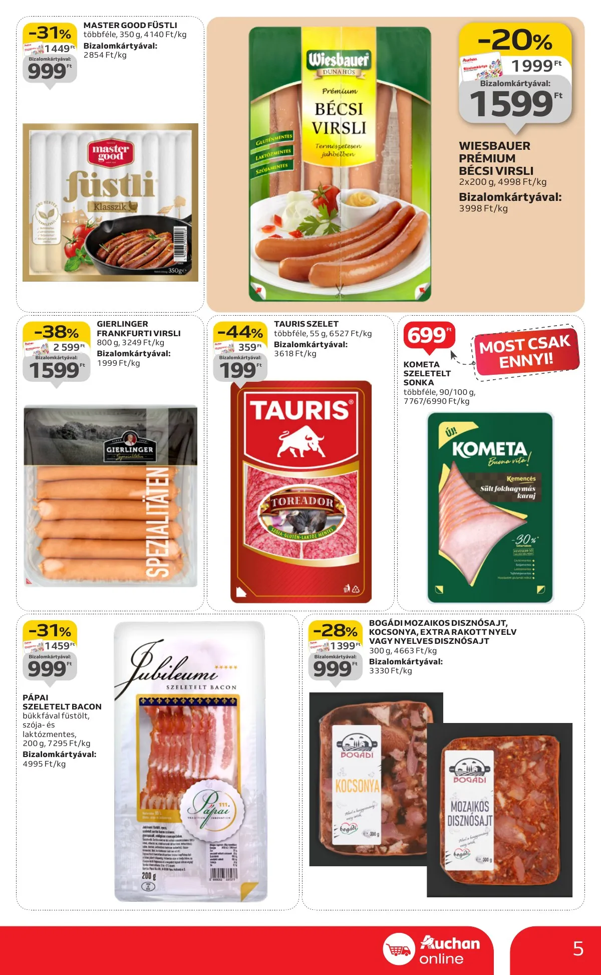 Auchan akciós újság Szupermarket 11.06–11.12 – 5. oldal