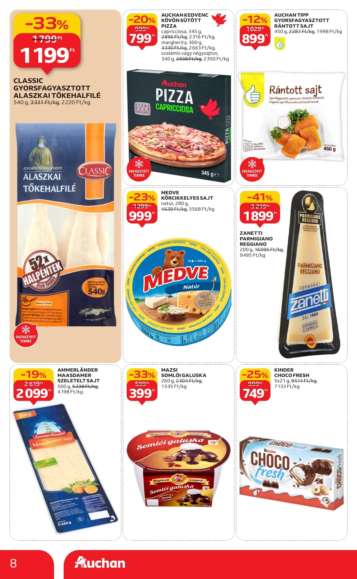 Auchan akciós újság Szupermarket 11.06–11.12 – 8. oldal