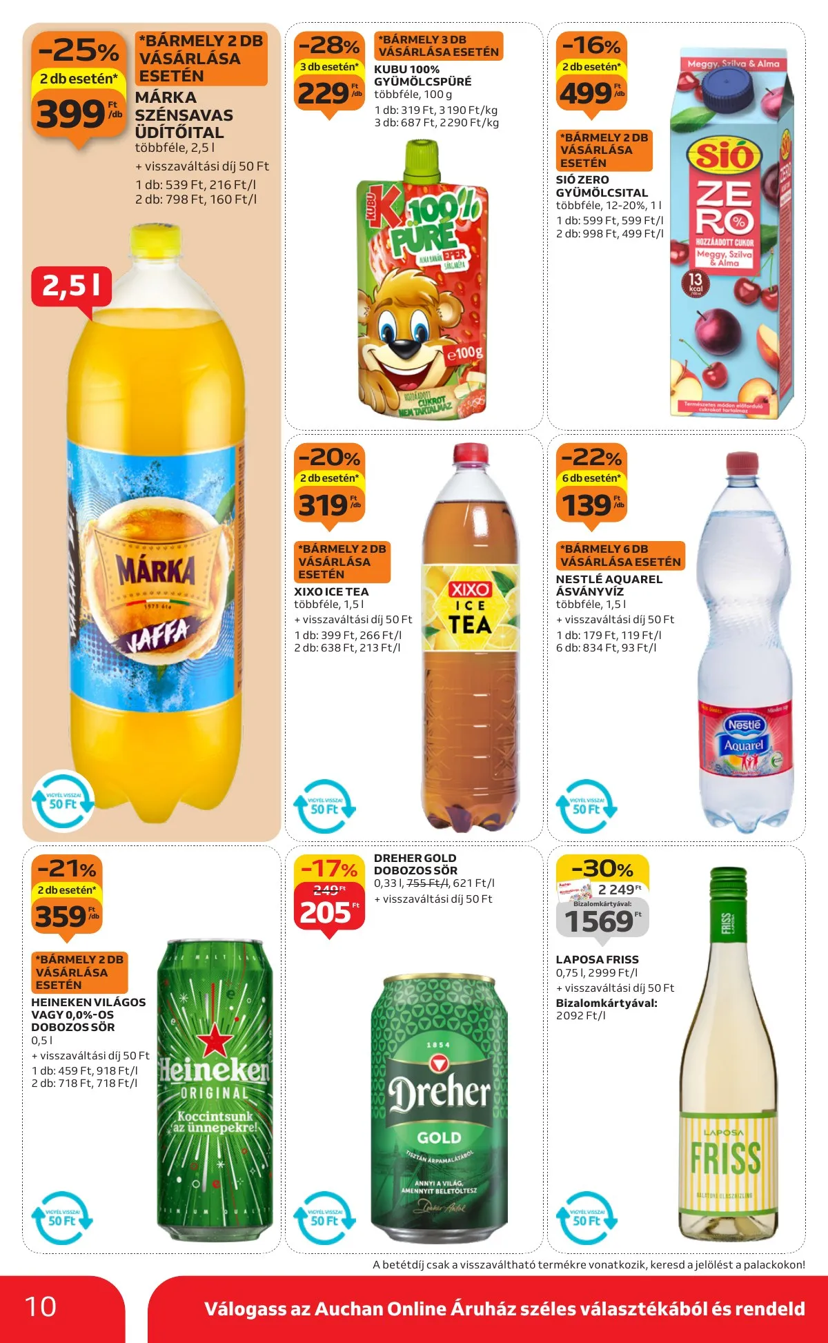 Auchan akciós újság Szupermarket 11.20–11.26 – 10. oldal