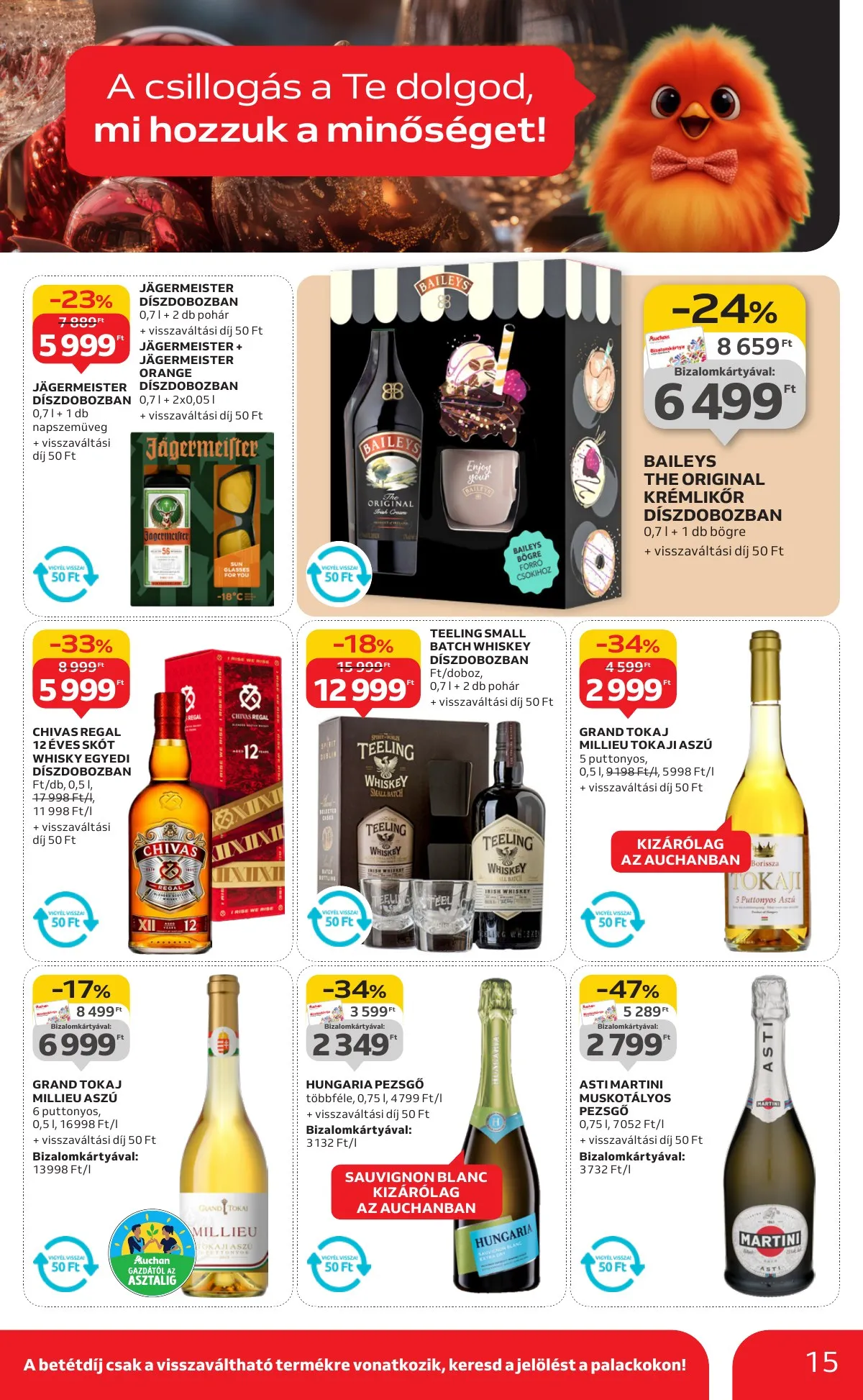 Auchan akciós újság Szupermarket 11.20–11.26 – 15. oldal