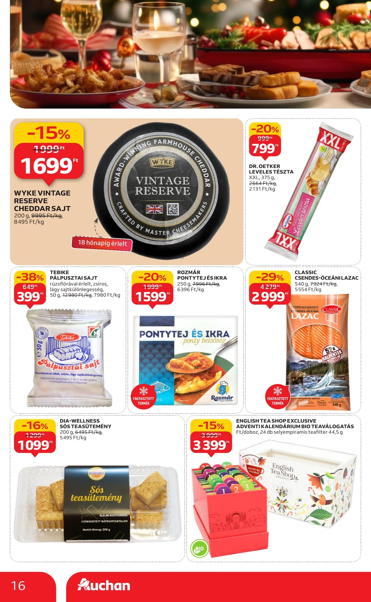 Auchan akciós újság Szupermarket 11.20–11.26 – 16. oldal