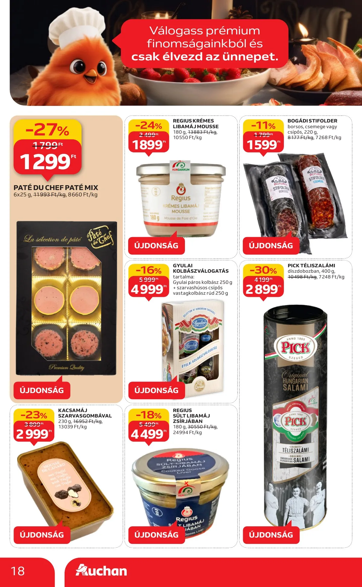 Auchan akciós újság Szupermarket 11.20–11.26 – 18. oldal