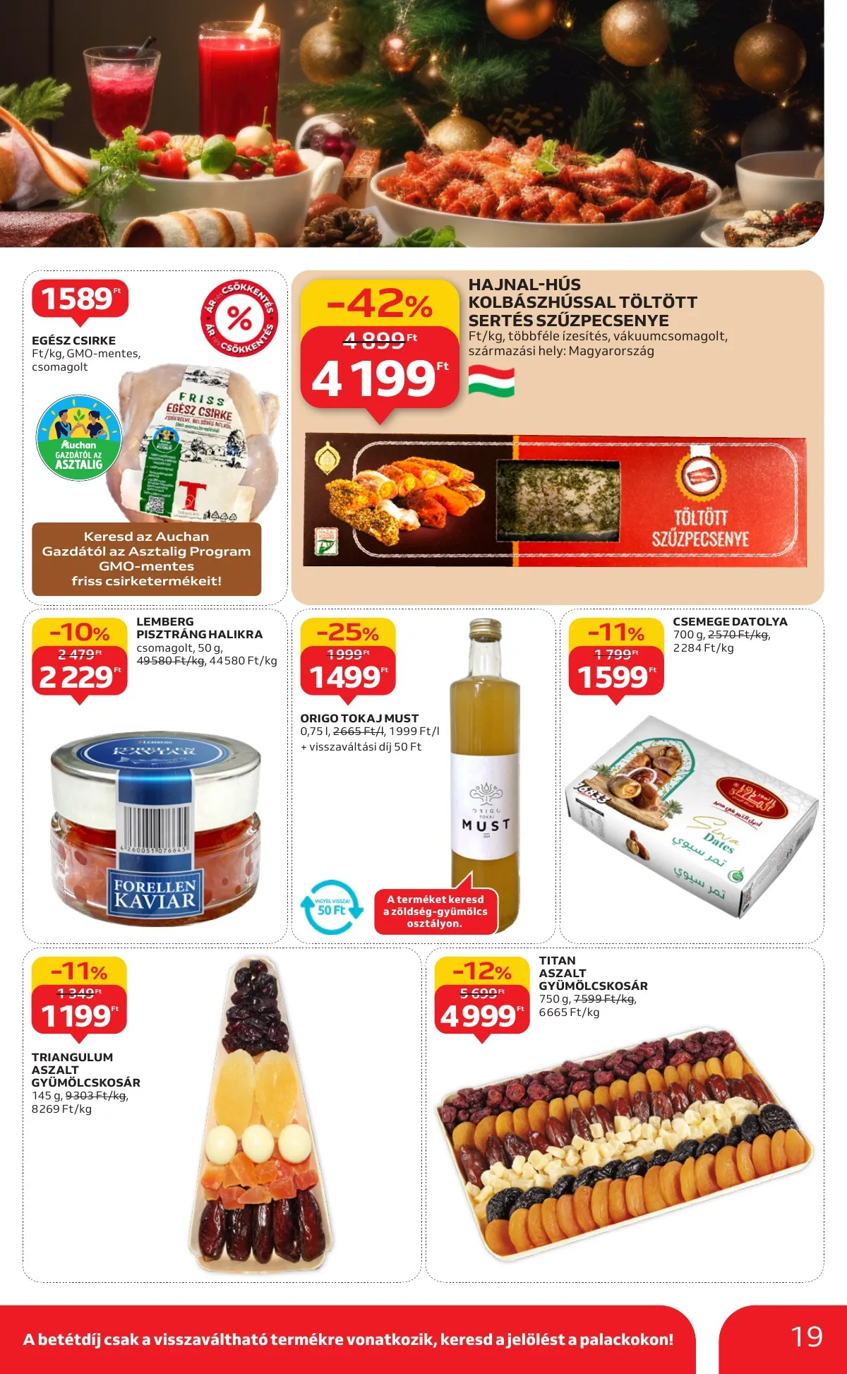 Auchan akciós újság Szupermarket 11.20–11.26 – 19. oldal