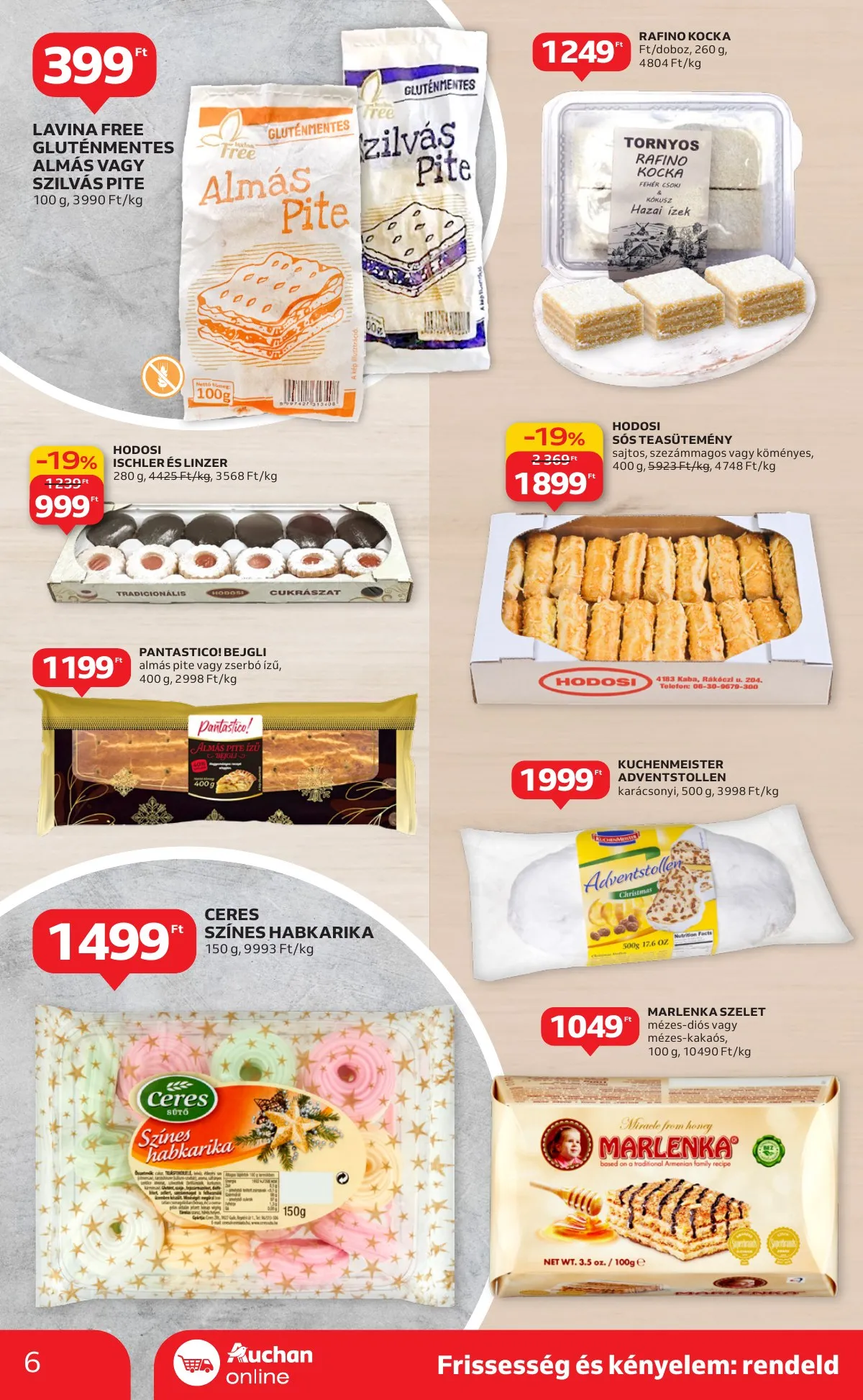 Auchan akciós újság Szupermarket 11.20–11.26 – 6. oldal