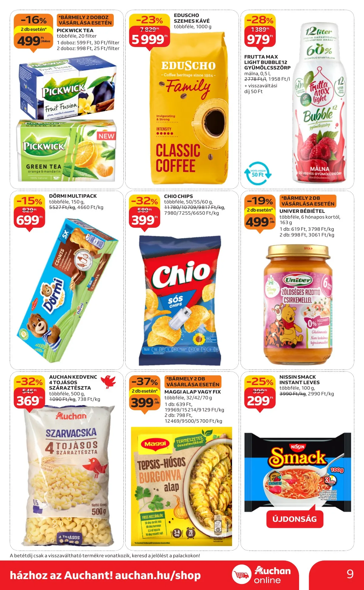 Auchan akciós újság Szupermarket 11.20–11.26 – 9. oldal