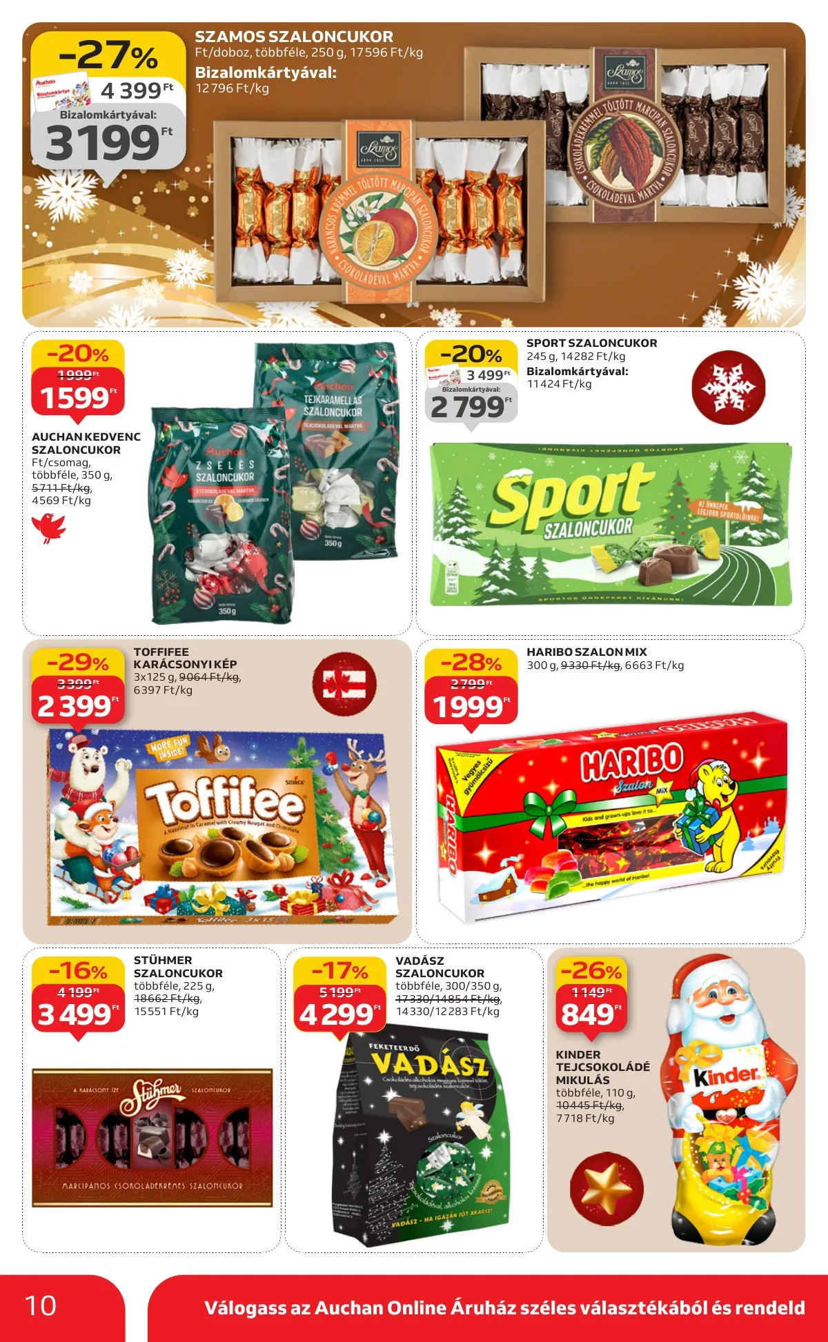 Auchan akciós újság Szupermarket 11.27–12.03 – 10. oldal