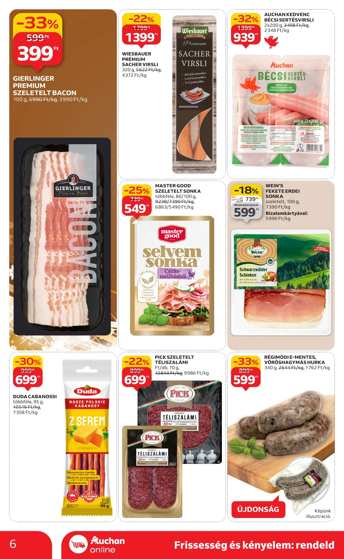 Auchan akciós újság Szupermarket 11.27–12.03 – 6. oldal