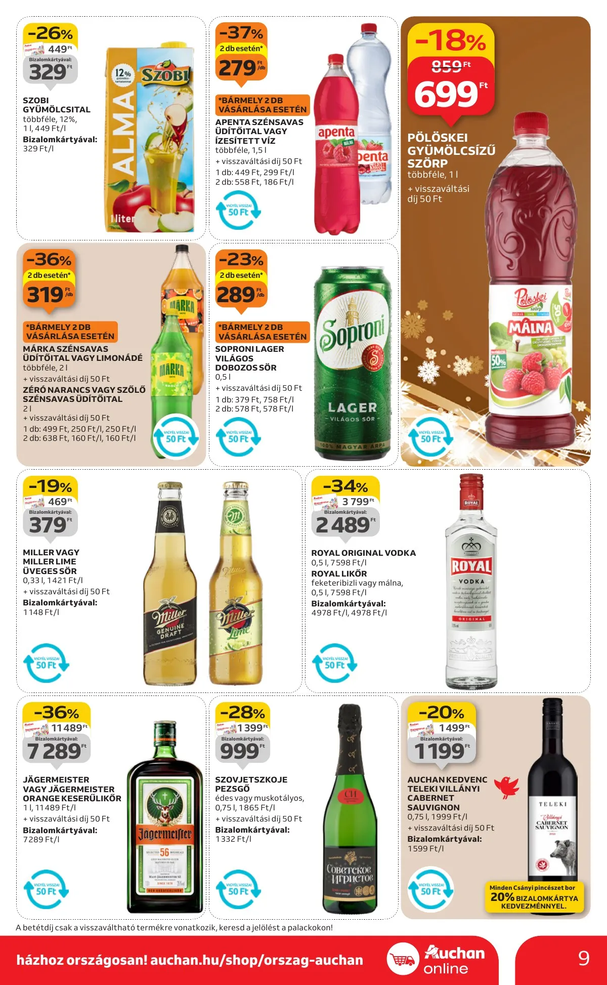 Auchan akciós újság Szupermarket 11.27–12.03 – 9. oldal