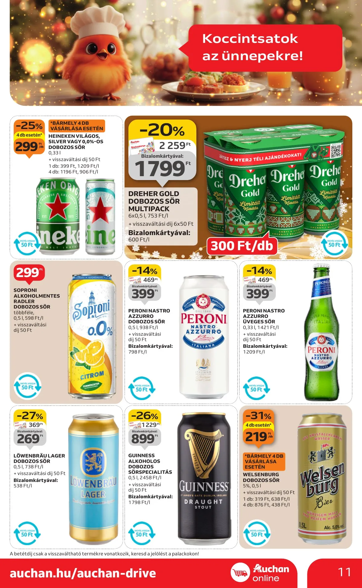 Auchan akciós újság Szupermarket 12.04–12.10 – 11. oldal