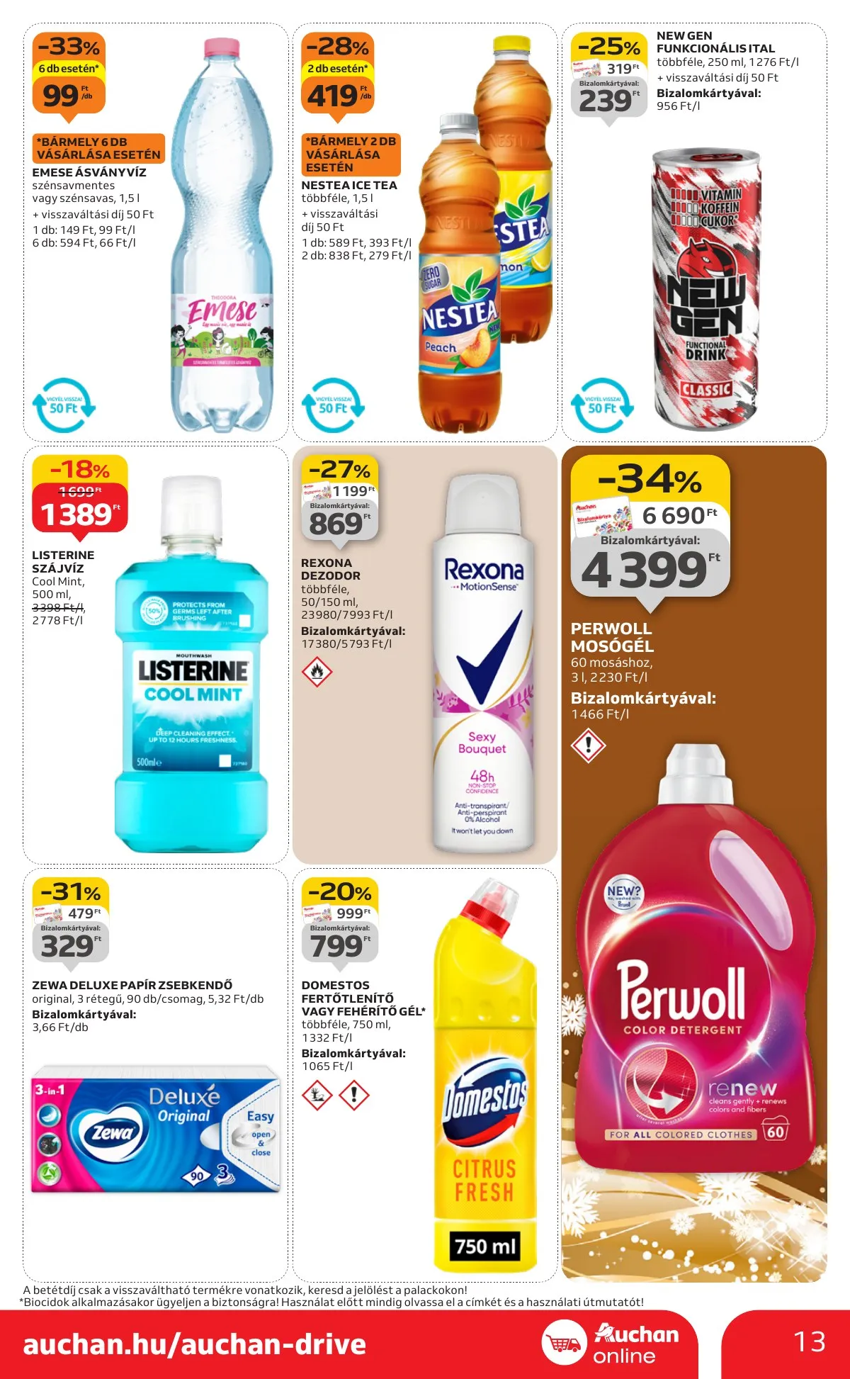 Auchan akciós újság Szupermarket 12.04–12.10 – 13. oldal