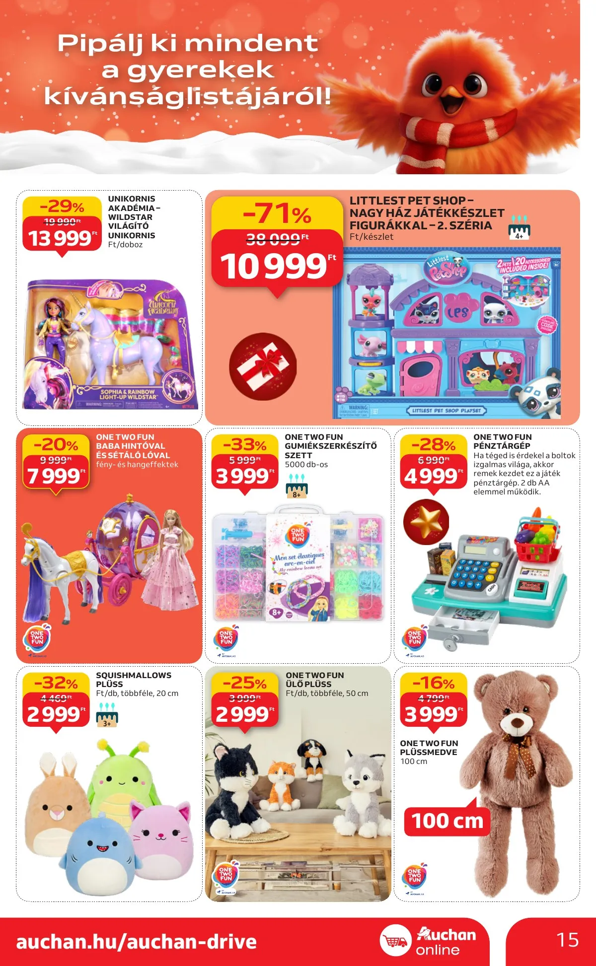 Auchan akciós újság Szupermarket 12.04–12.10 – 15. oldal
