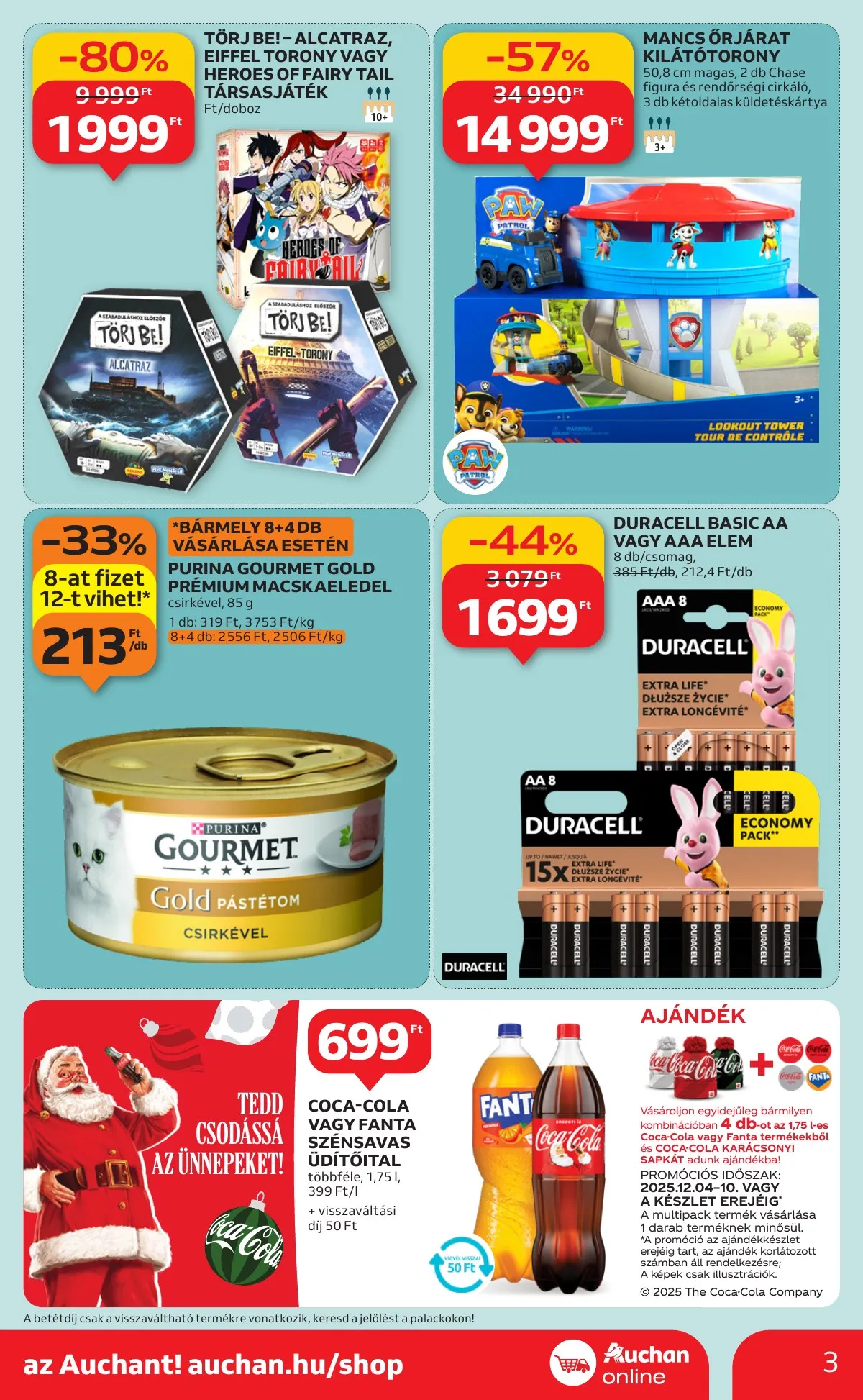 Auchan akciós újság Szupermarket 12.04–12.10 – 3. oldal
