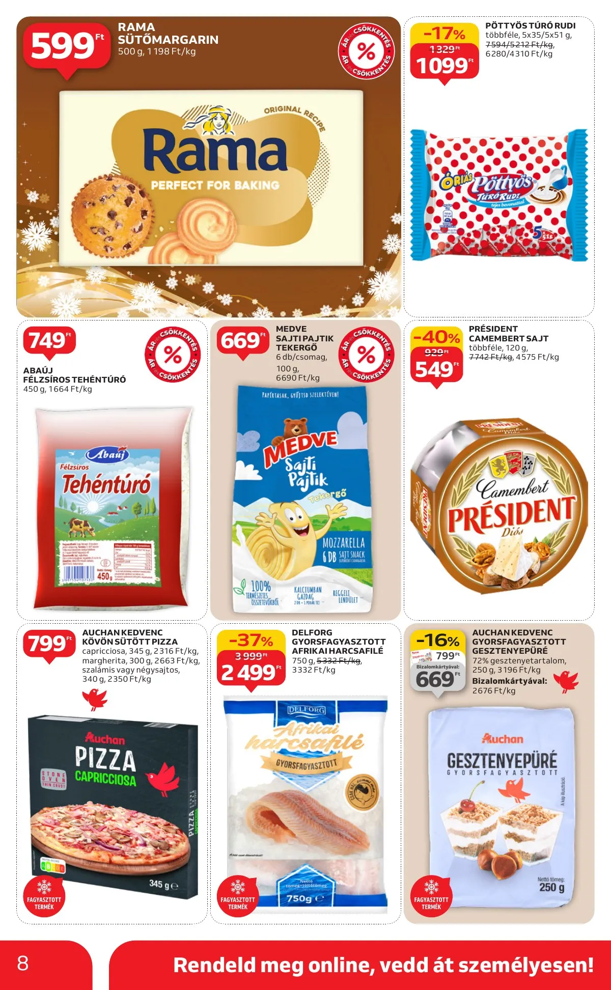 Auchan akciós újság Szupermarket 12.04–12.10 – 8. oldal