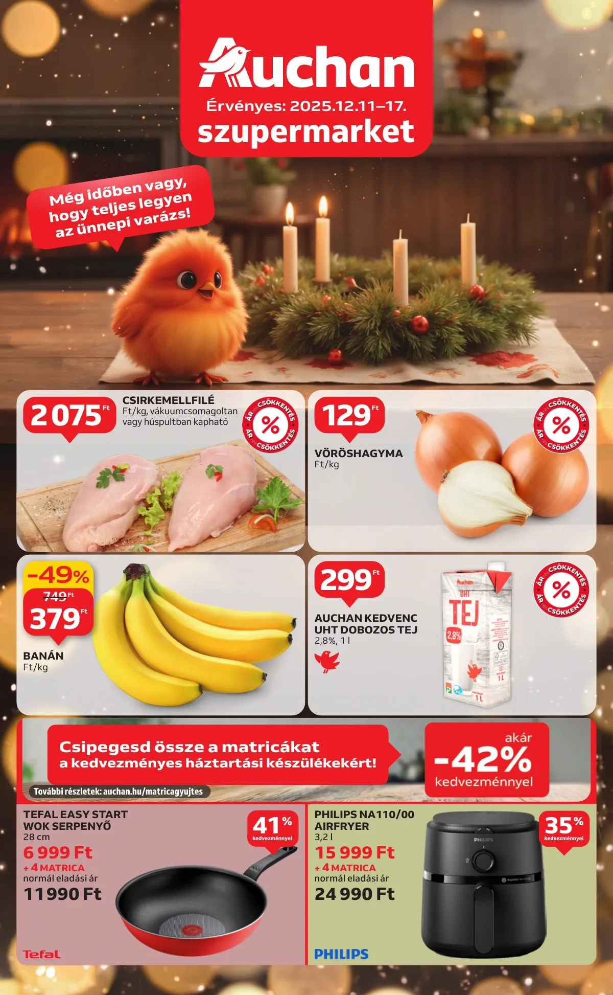 Auchan akciós újság Szupermarket 12.11–12.17