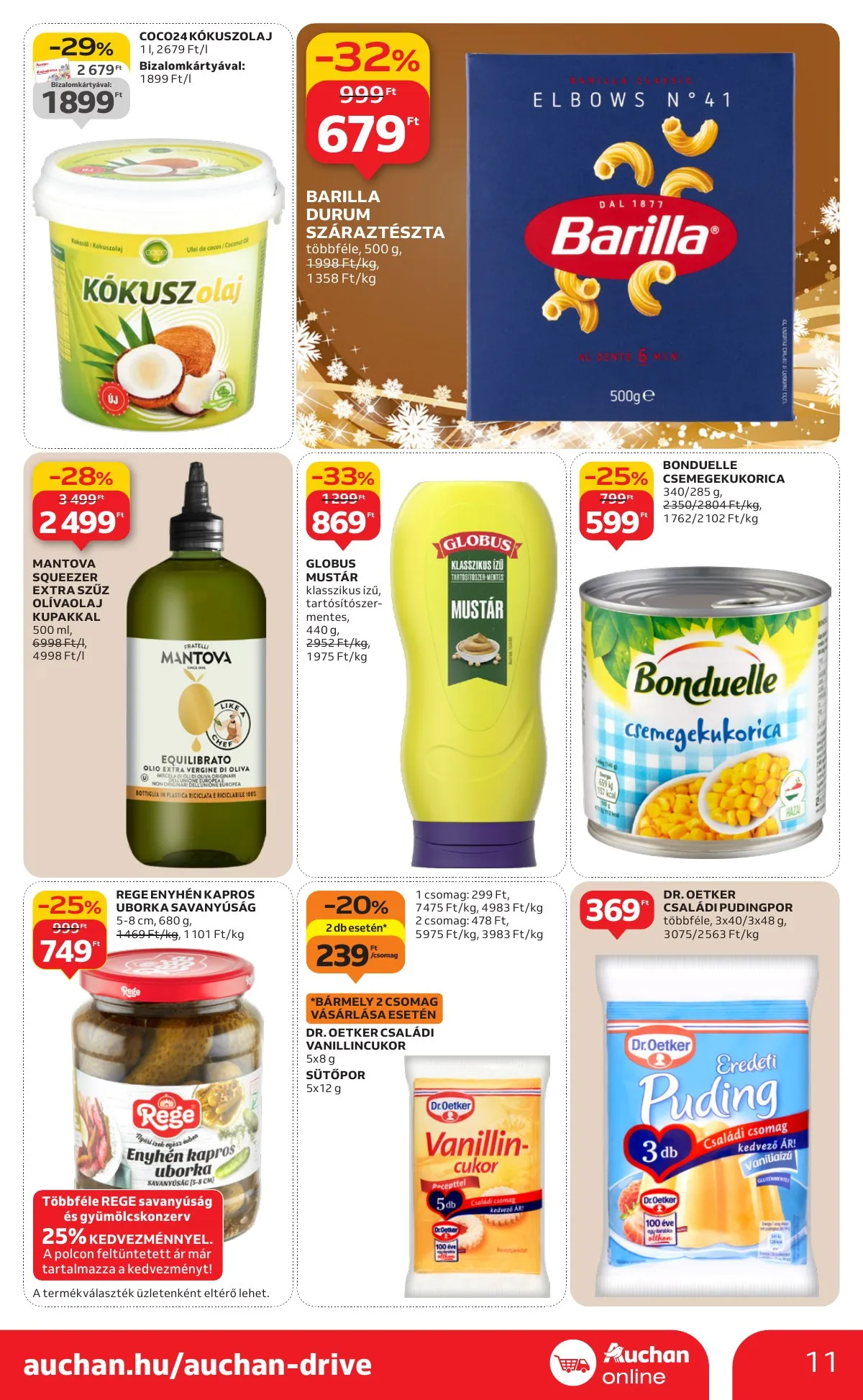 Auchan akciós újság Szupermarket 12.11–12.17 – 11. oldal