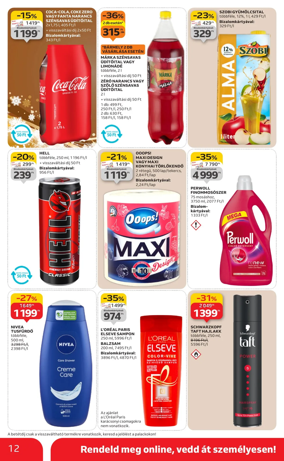 Auchan akciós újság Szupermarket 12.11–12.17 – 12. oldal