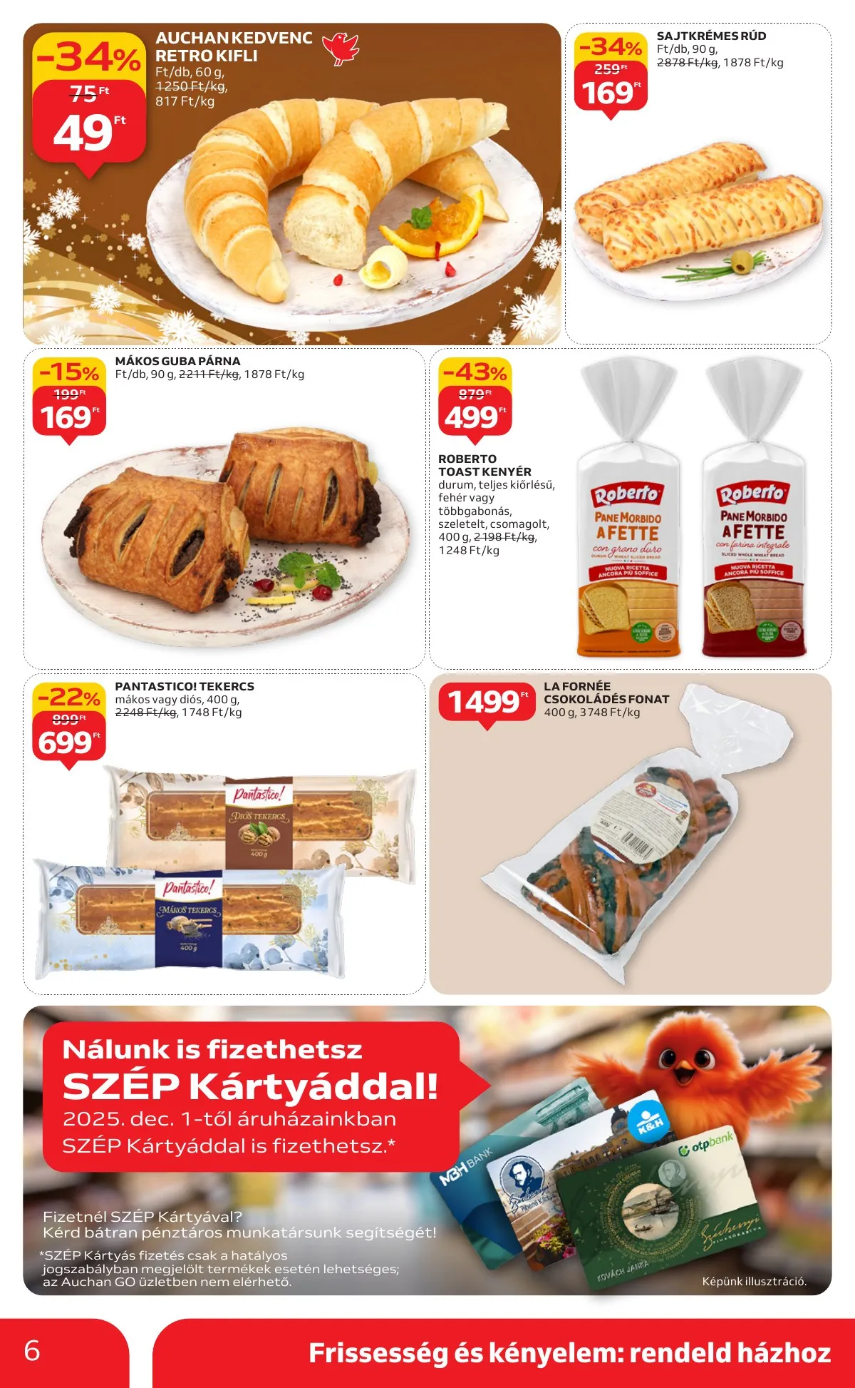 Auchan akciós újság Szupermarket 12.11–12.17 – 6. oldal