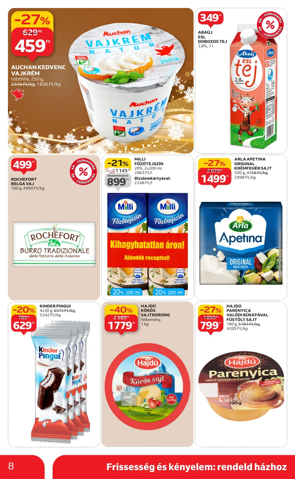 Auchan akciós újság Szupermarket 12.11–12.17 – 8. oldal