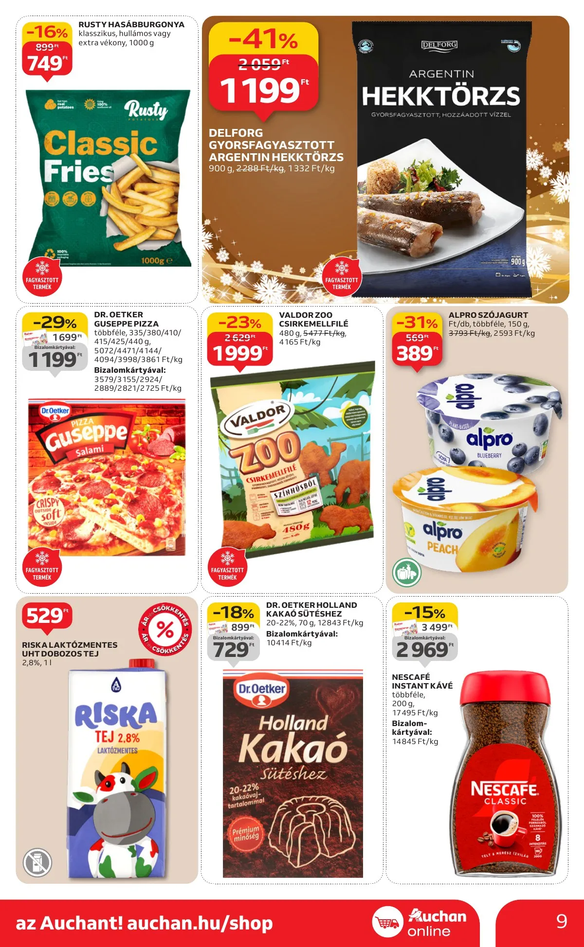 Auchan akciós újság Szupermarket 12.11–12.17 – 9. oldal