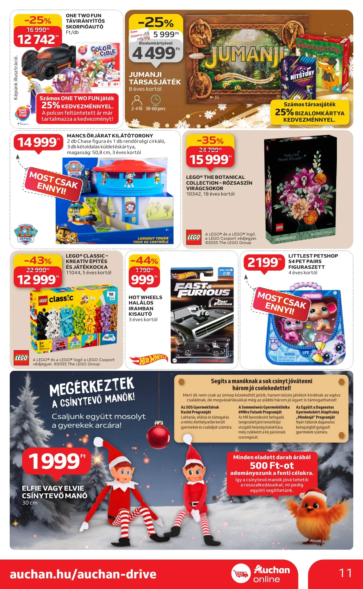 Auchan akciós újság Szupermarket 12.18–12.24 – 11. oldal