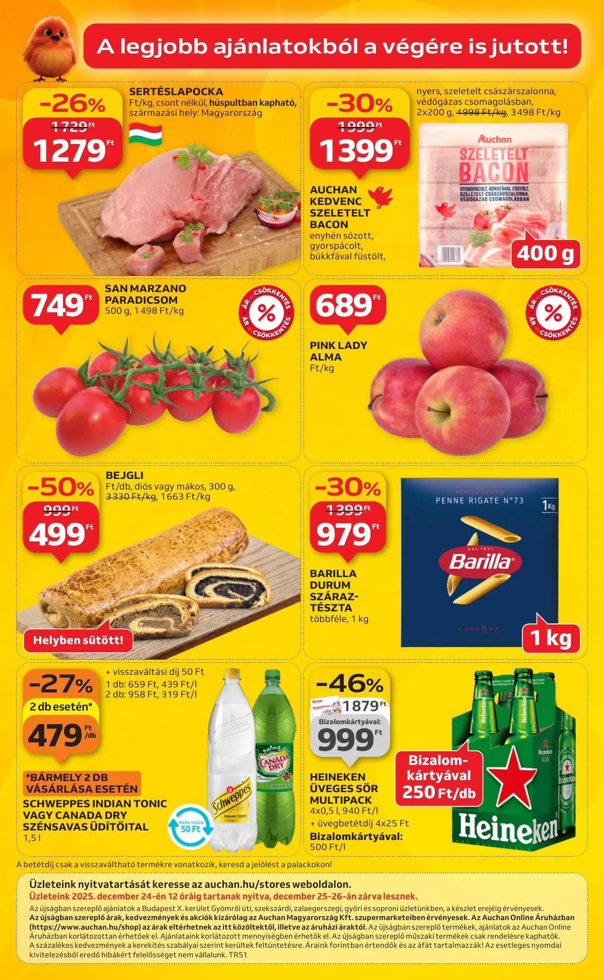 Auchan akciós újság Szupermarket 12.18–12.24 – 12. oldal