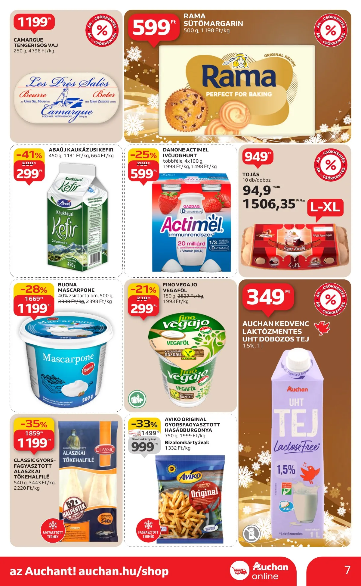 Auchan akciós újság Szupermarket 12.18–12.24 – 7. oldal