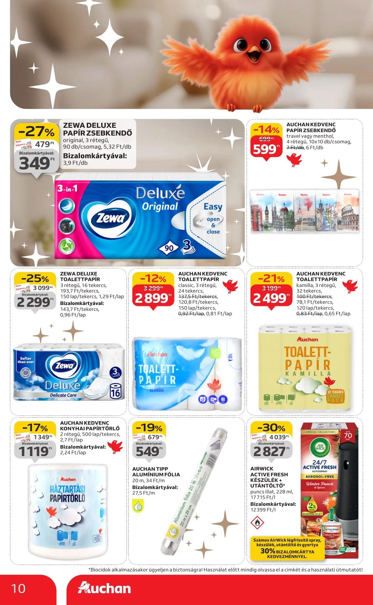 Auchan akciós újság Szupermarket 12.27–12.31 – 10. oldal