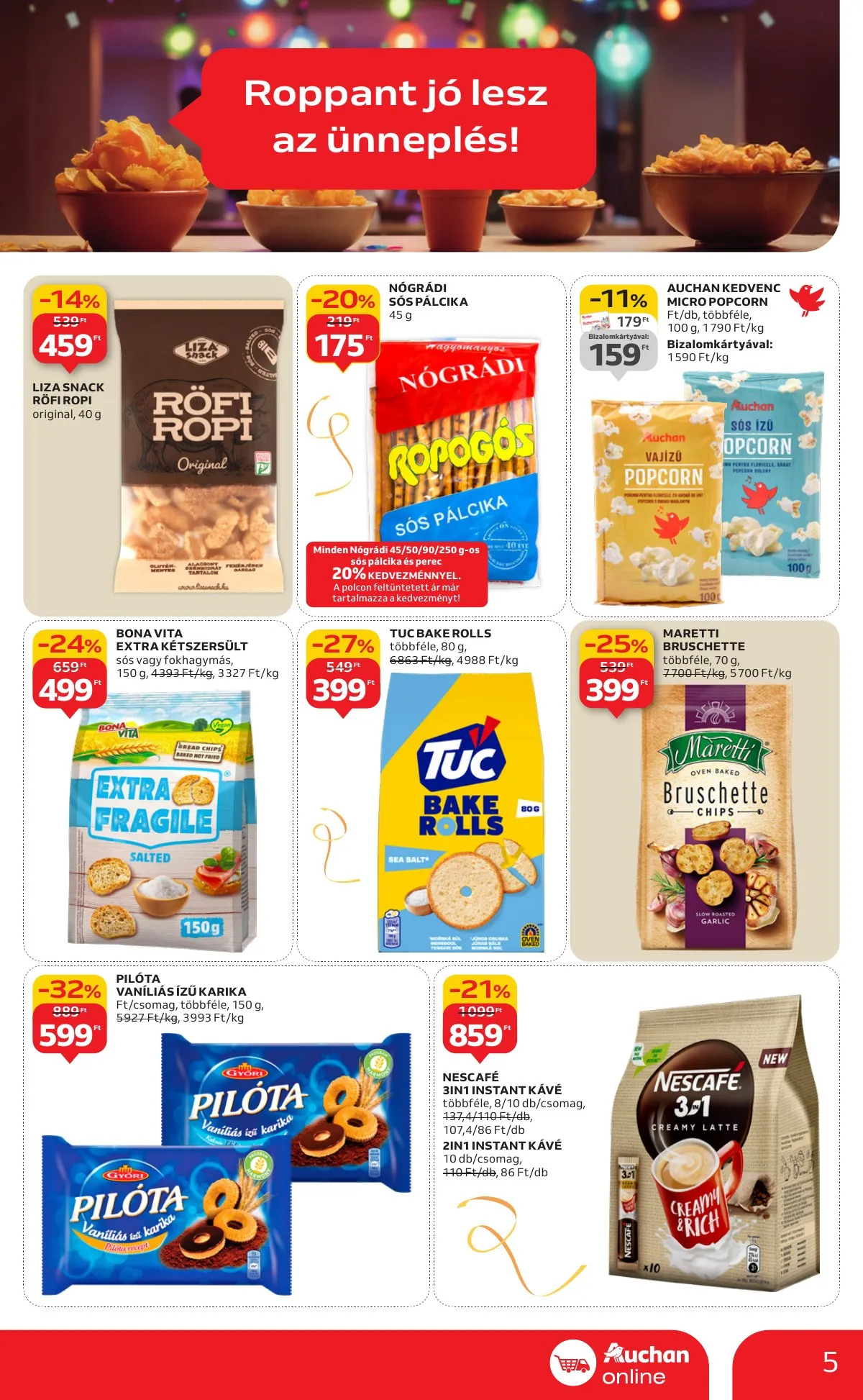 Auchan akciós újság Szupermarket 12.27–12.31 – 5. oldal