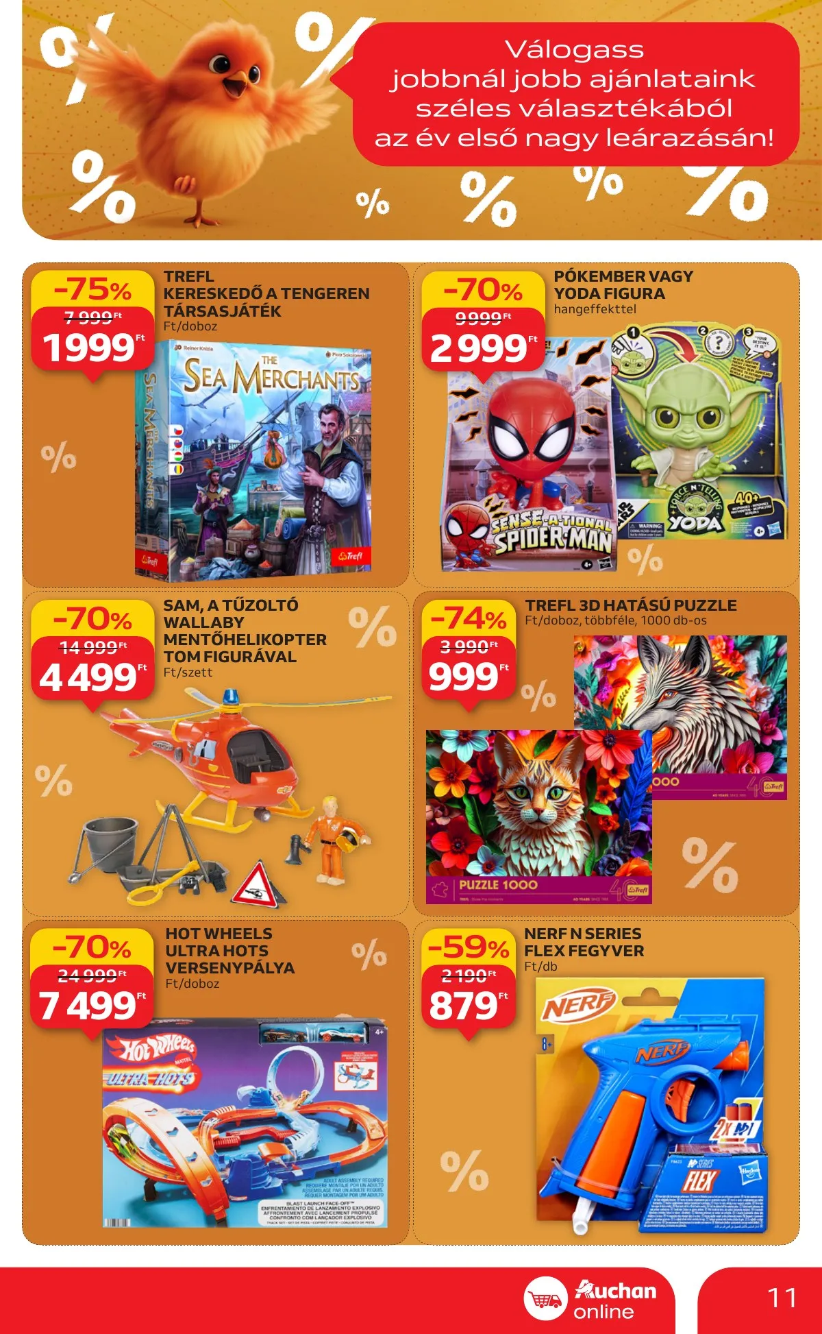 Auchan akciós újság Szupermarket 01.02–01.07 – 11. oldal
