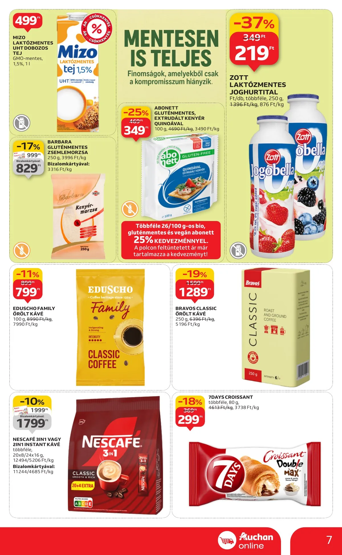 Auchan akciós újság Szupermarket 01.02–01.07 – 7. oldal