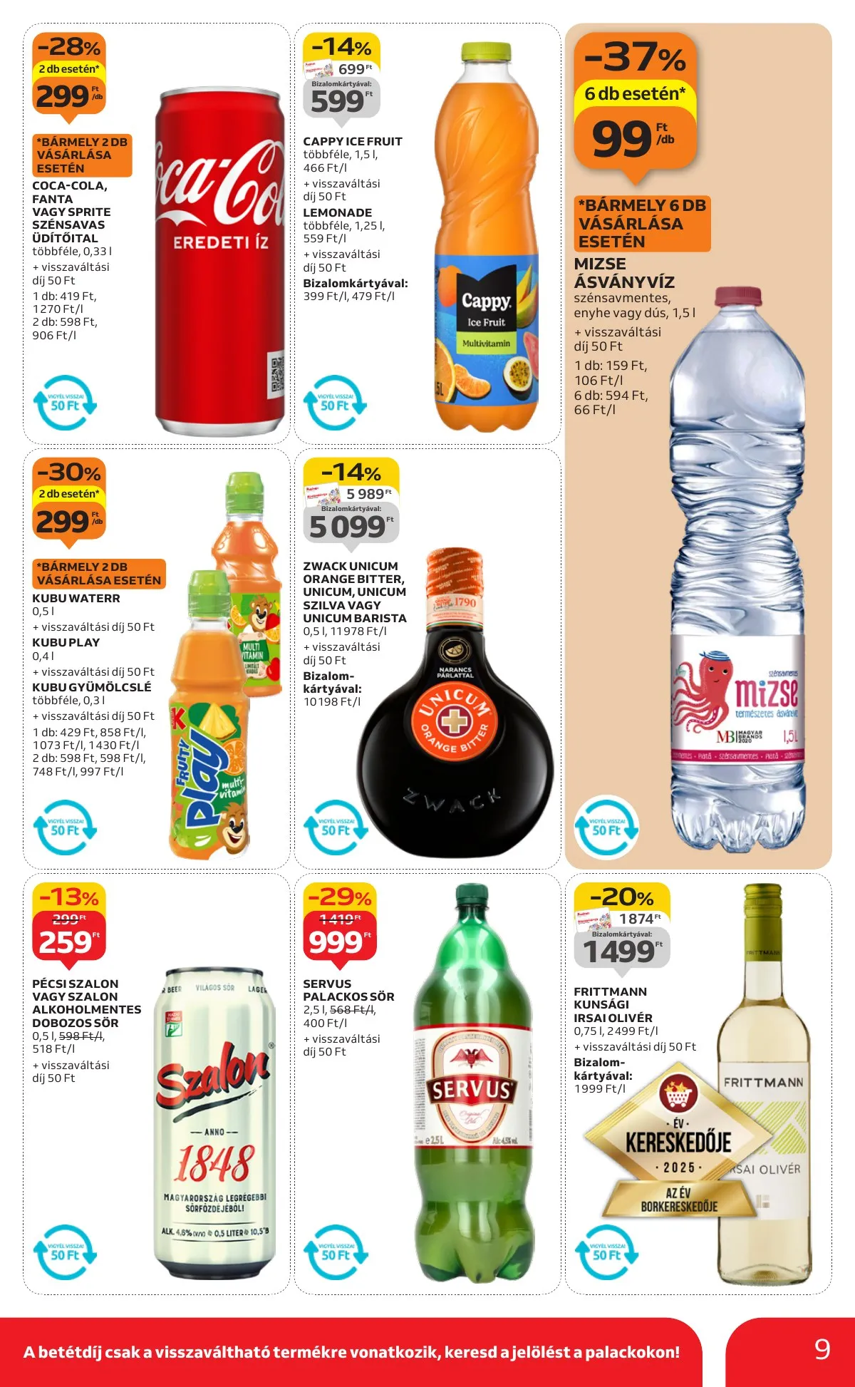 Auchan akciós újság Szupermarket 01.02–01.07 – 9. oldal