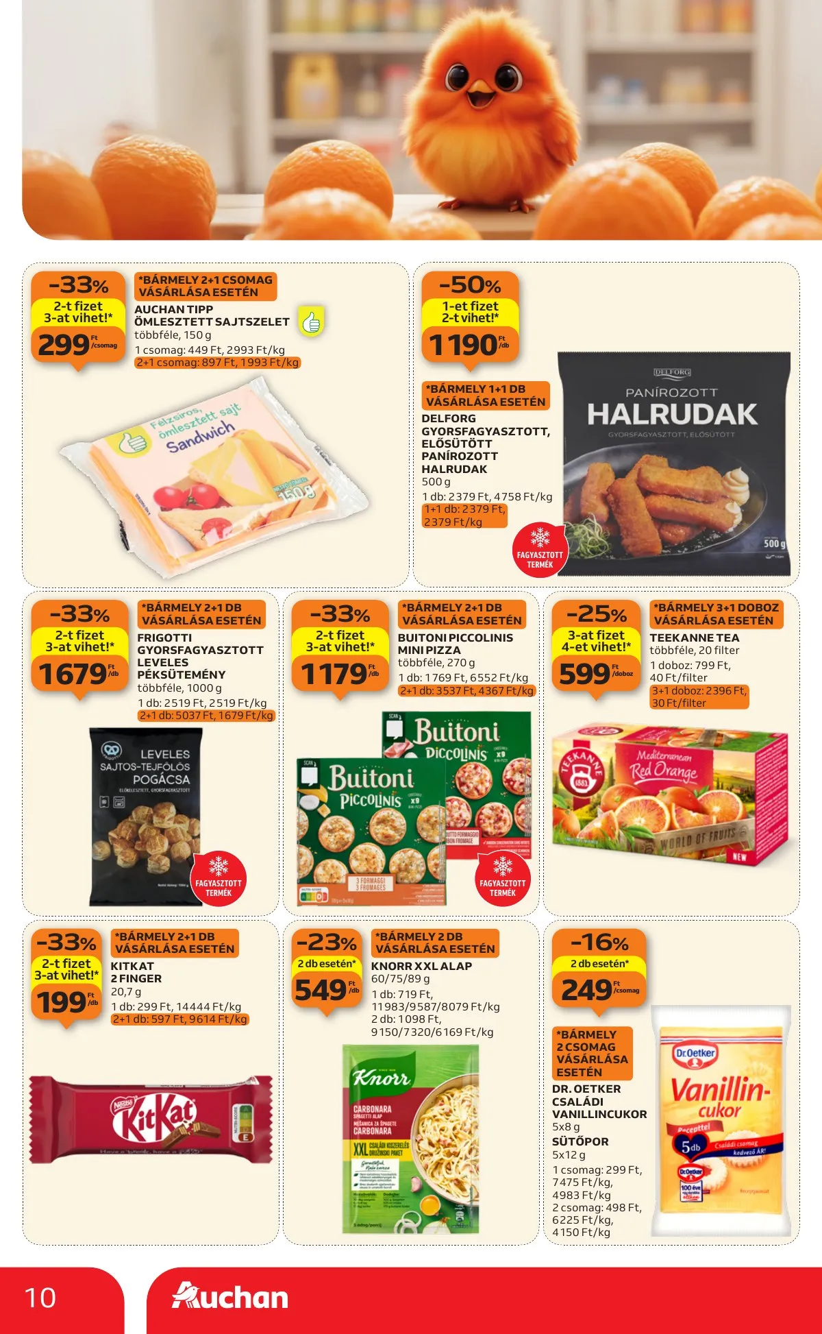 Auchan akciós újság Szupermarket 01.08–01.14 – 10. oldal