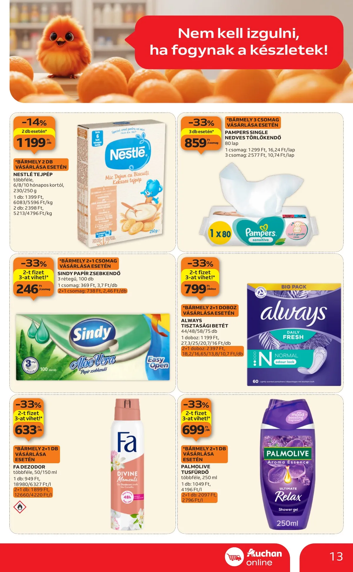 Auchan akciós újság Szupermarket 01.08–01.14 – 13. oldal