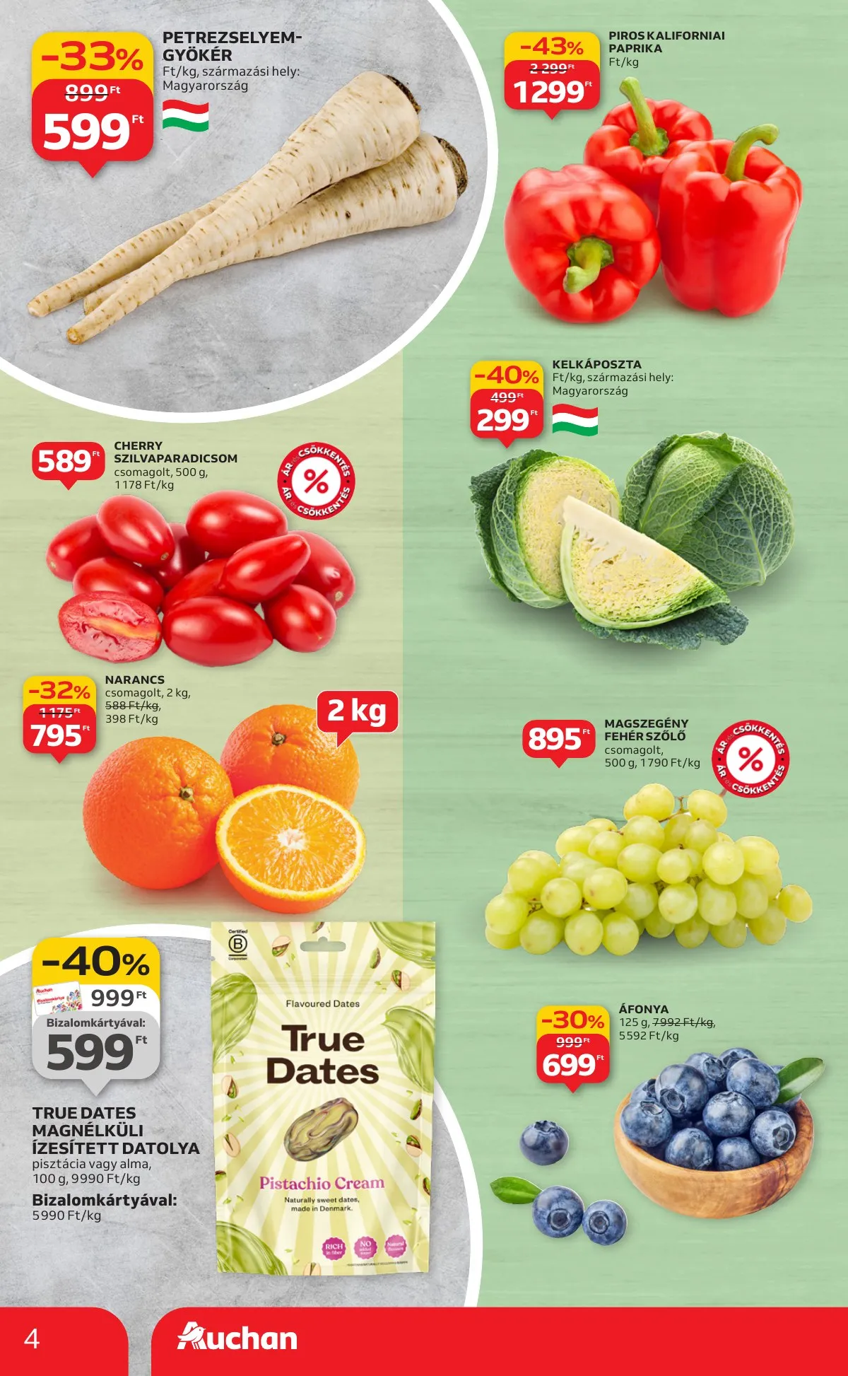 Auchan akciós újság Szupermarket 01.08–01.14 – 4. oldal
