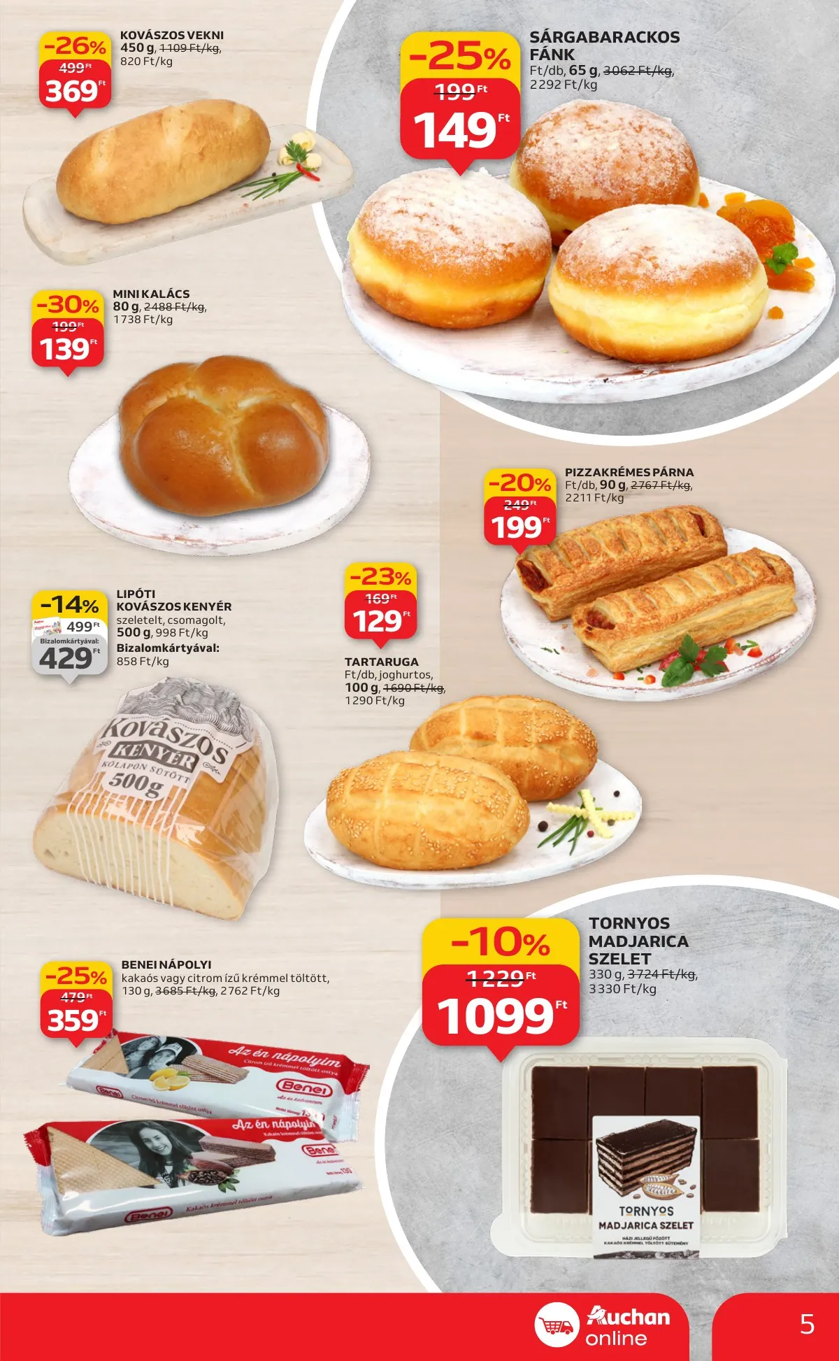 Auchan akciós újság Szupermarket 01.08–01.14 – 5. oldal