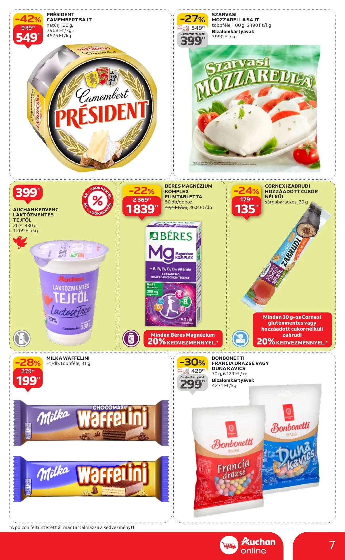 Auchan akciós újság Szupermarket 01.08–01.14 – 7. oldal